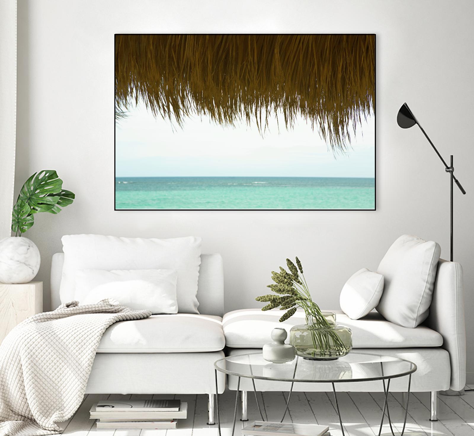 Palapa by Acer Images on GIANT ART - blue sea scene