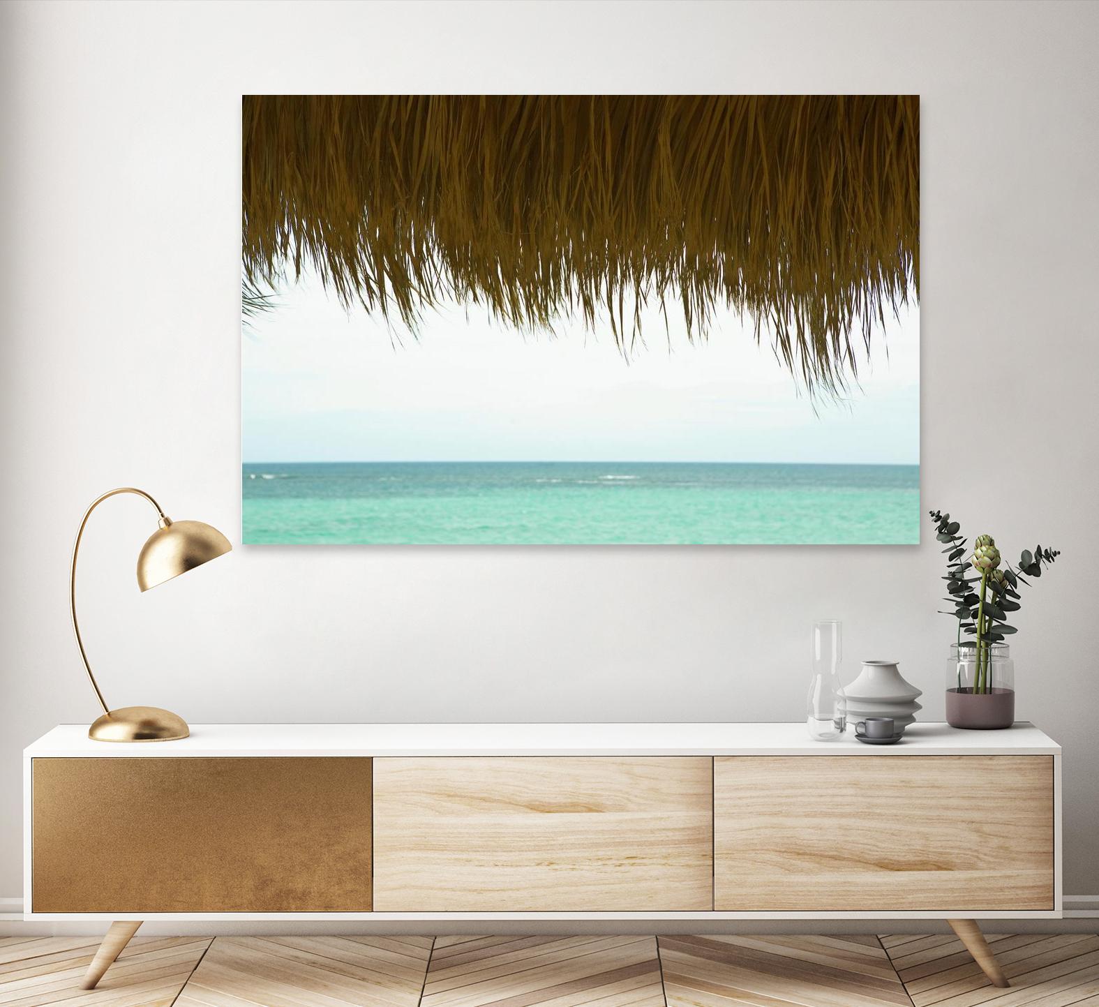 Palapa by Acer Images on GIANT ART - blue sea scene