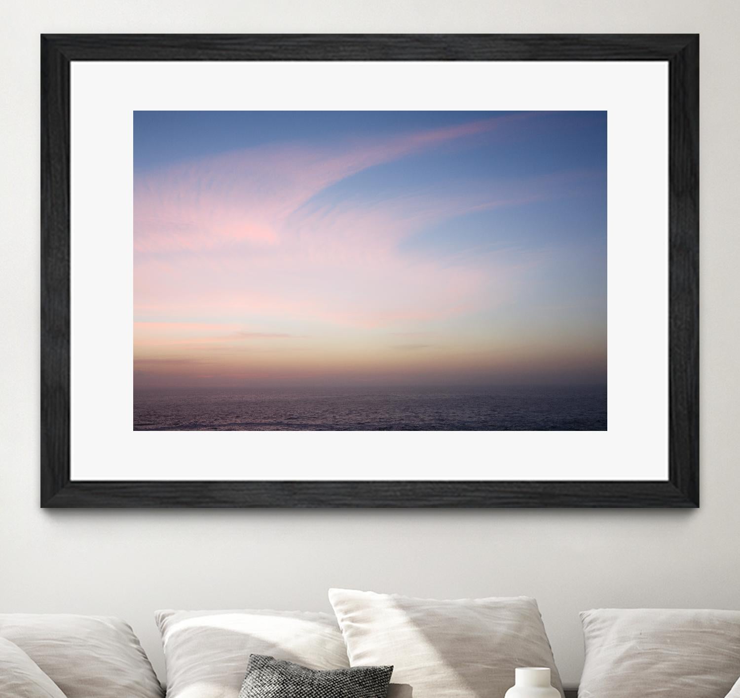 Ocean and Sky 1 by Acer Images on GIANT ART - pink landscape