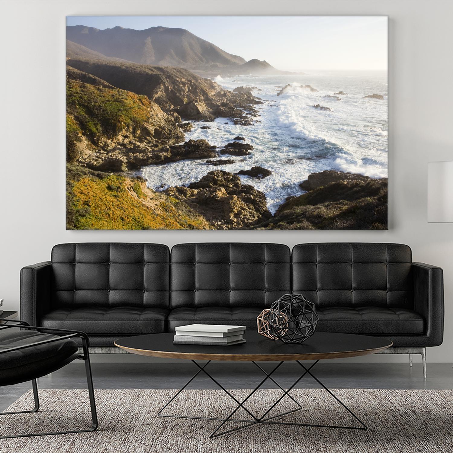 Big Sur Wave 2 by Acer Images on GIANT ART - white landscape