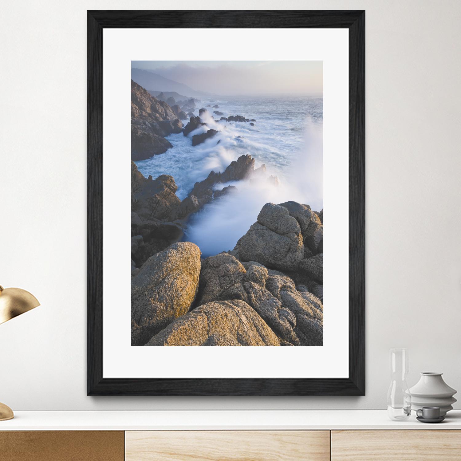 Big Sur Wave 3 by Acer Images on GIANT ART - white landscape