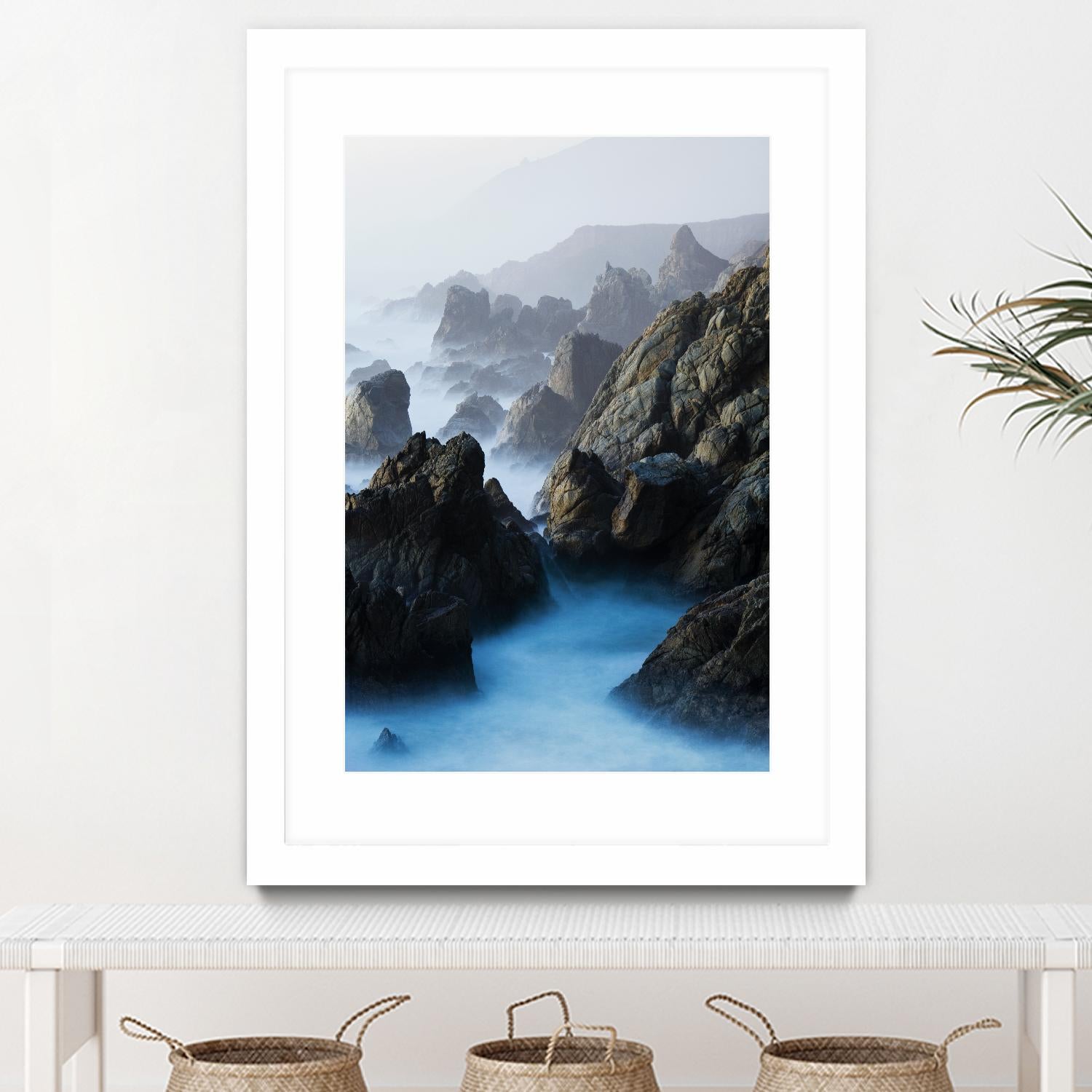 Big Sur Wave 6 by Acer Images on GIANT ART - blue landscape