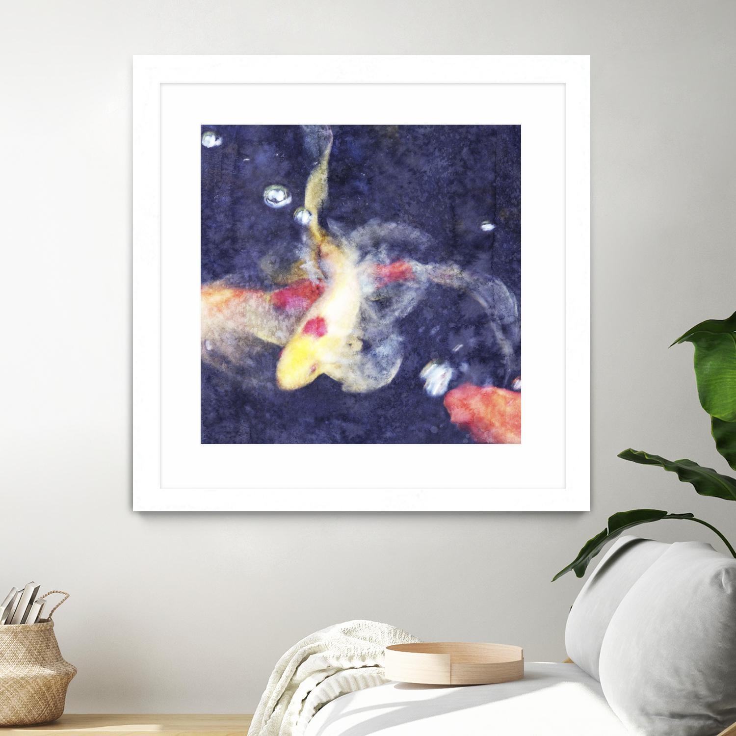 Koi 3 by Thea Schrack on GIANT ART - pink animals