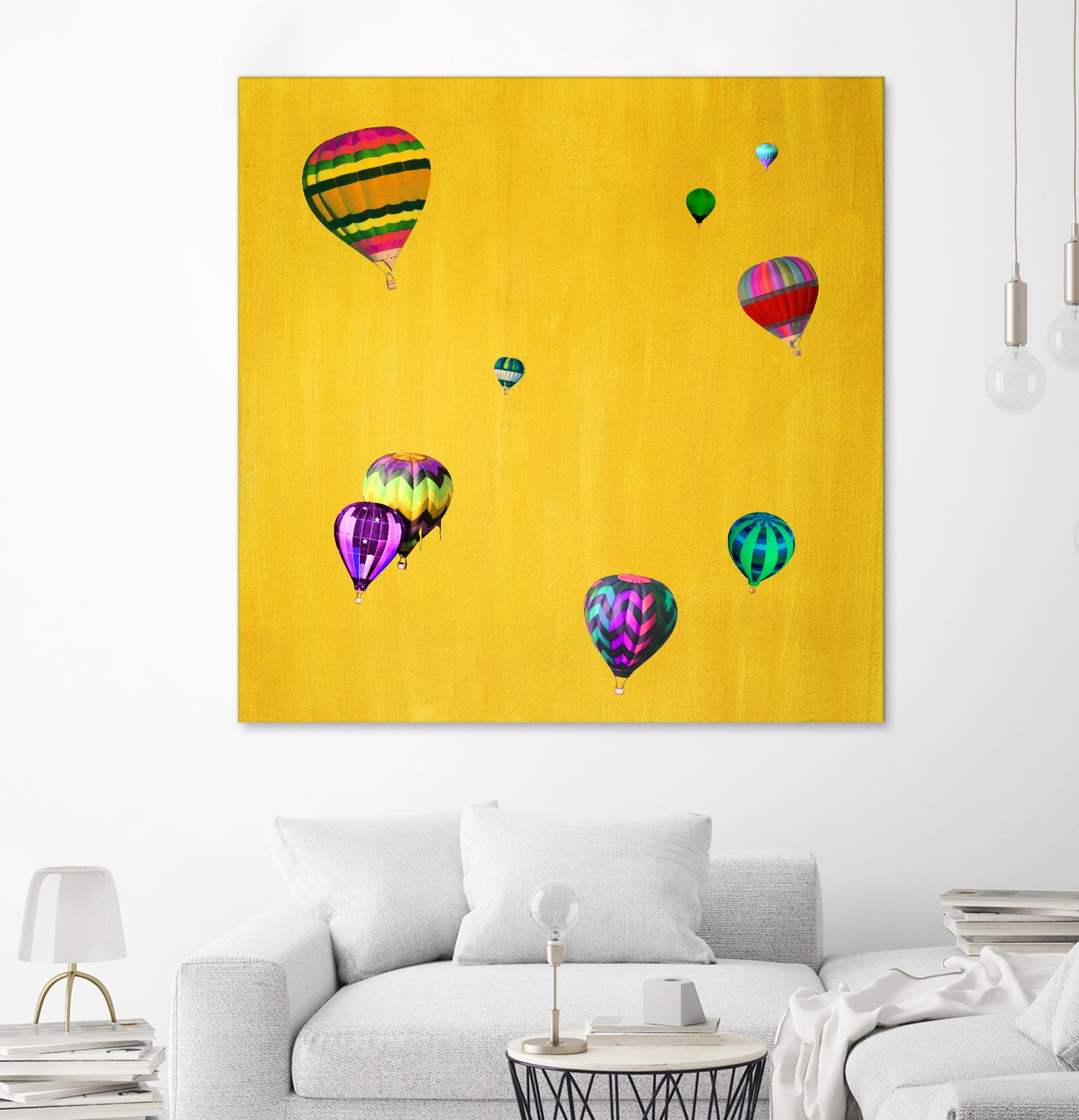 Lift Off F by GI ArtLab on GIANT ART - purple pop art - alternative