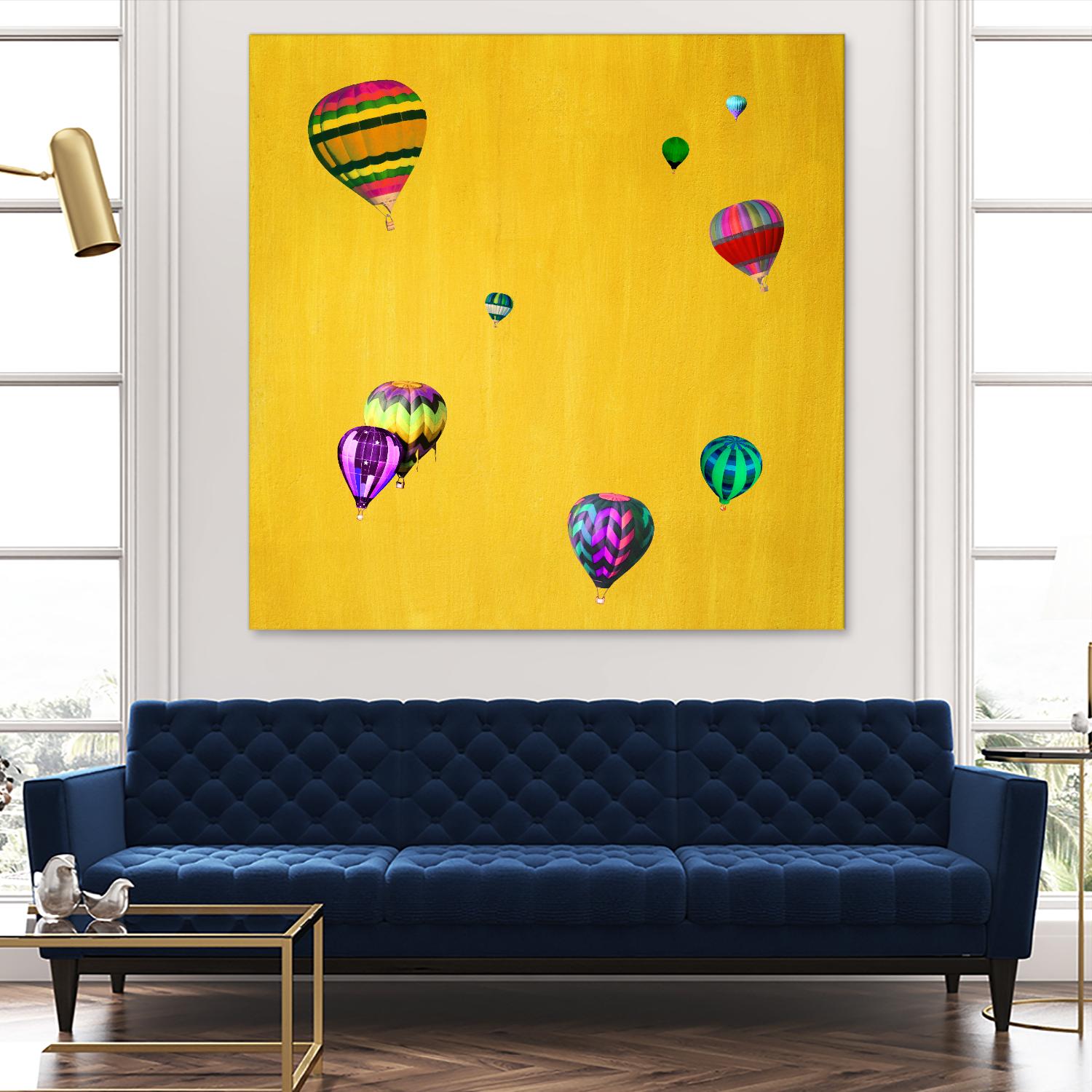 Lift Off F by GI ArtLab on GIANT ART - purple pop art - alternative