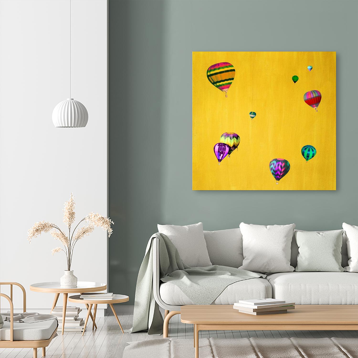 Lift Off F by GI ArtLab on GIANT ART - purple pop art - alternative