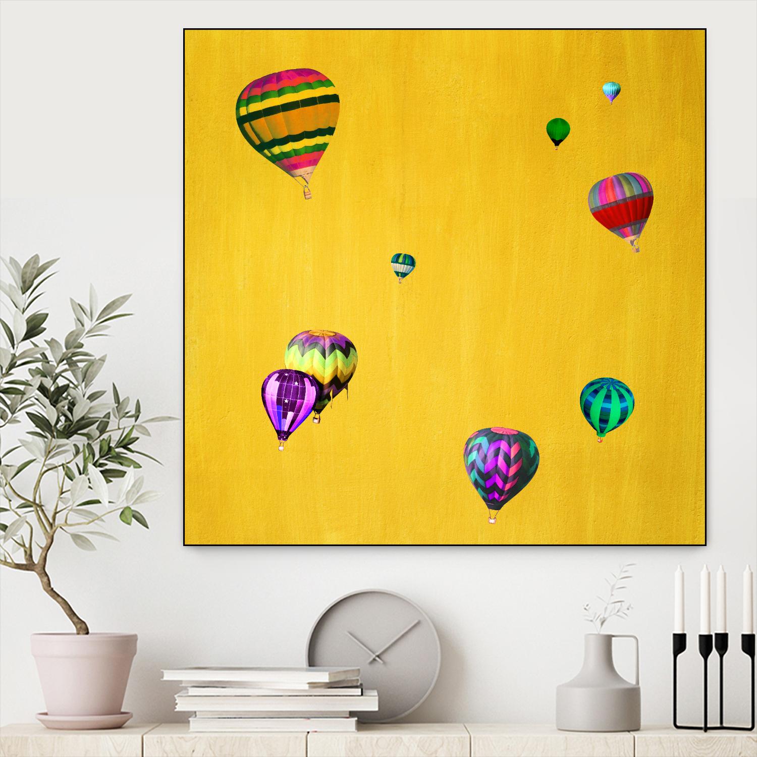 Lift Off F by GI ArtLab on GIANT ART - purple pop art - alternative