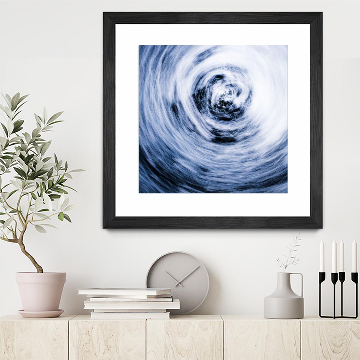 Forest Abstract 1 by Acer Images on GIANT ART - blue photo art