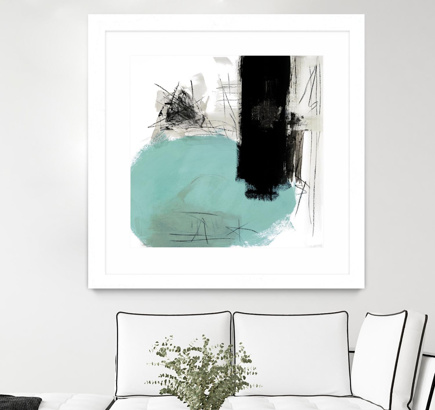 Sandstone G by Franka Palek on GIANT ART - black abstract