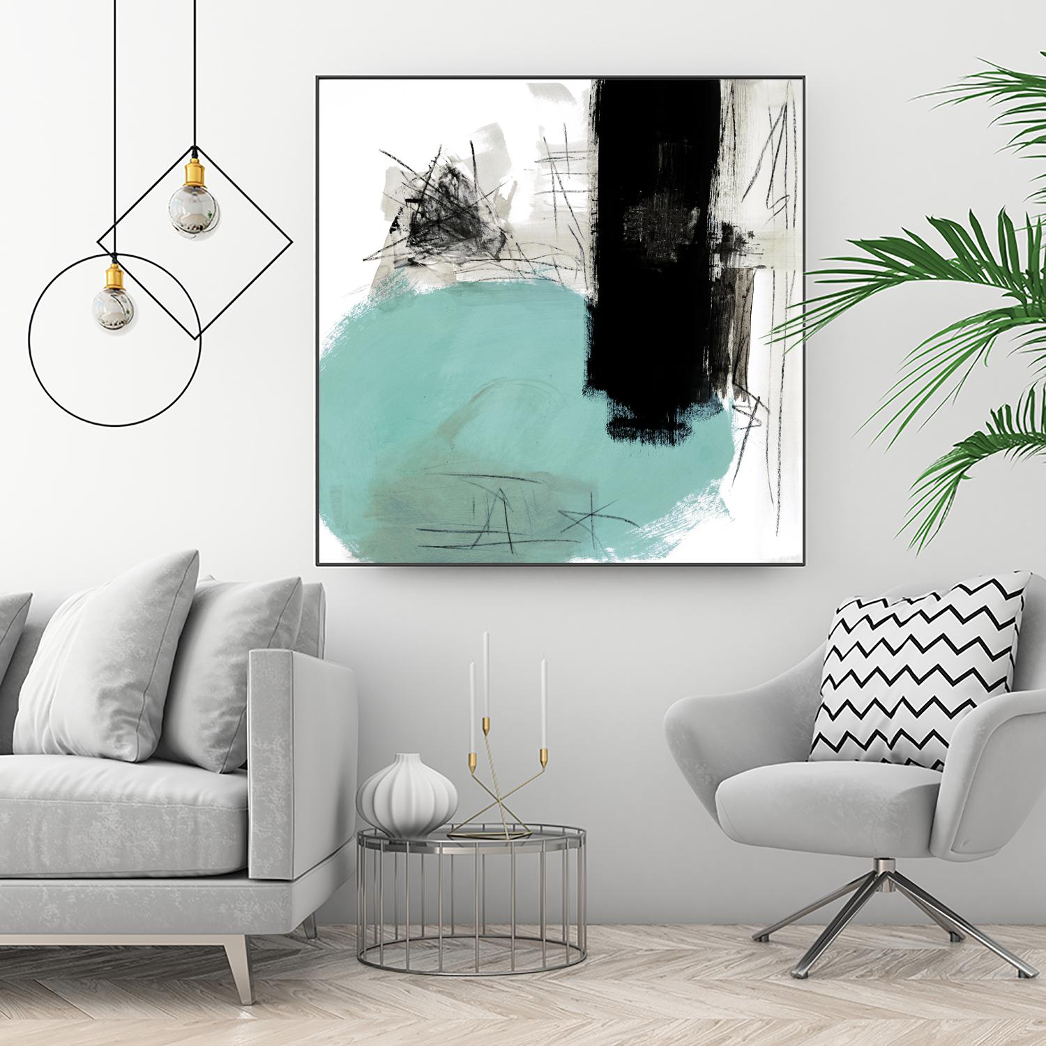 Sandstone G by Franka Palek on GIANT ART - black abstract