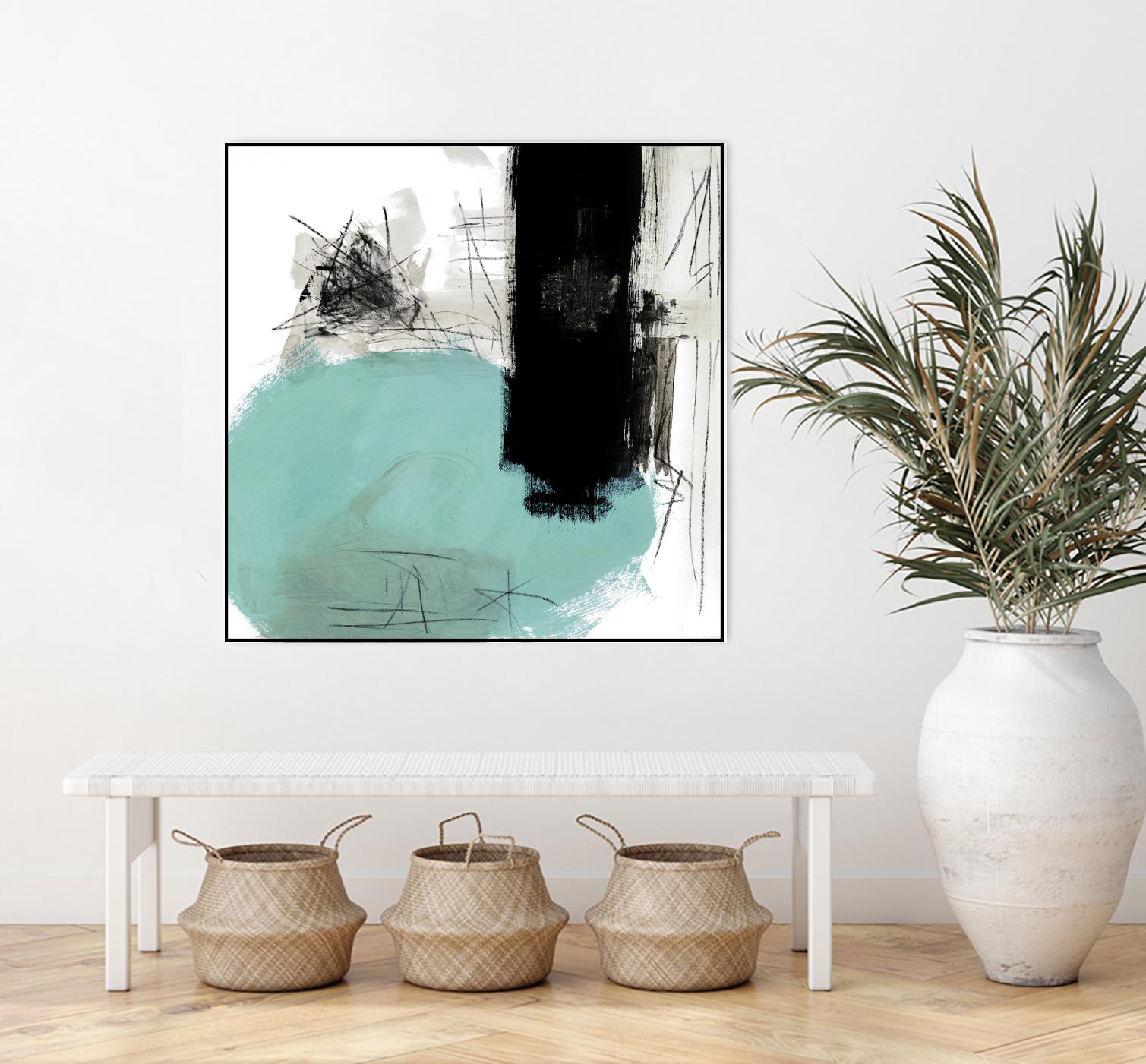 Sandstone G by Franka Palek on GIANT ART - black abstract