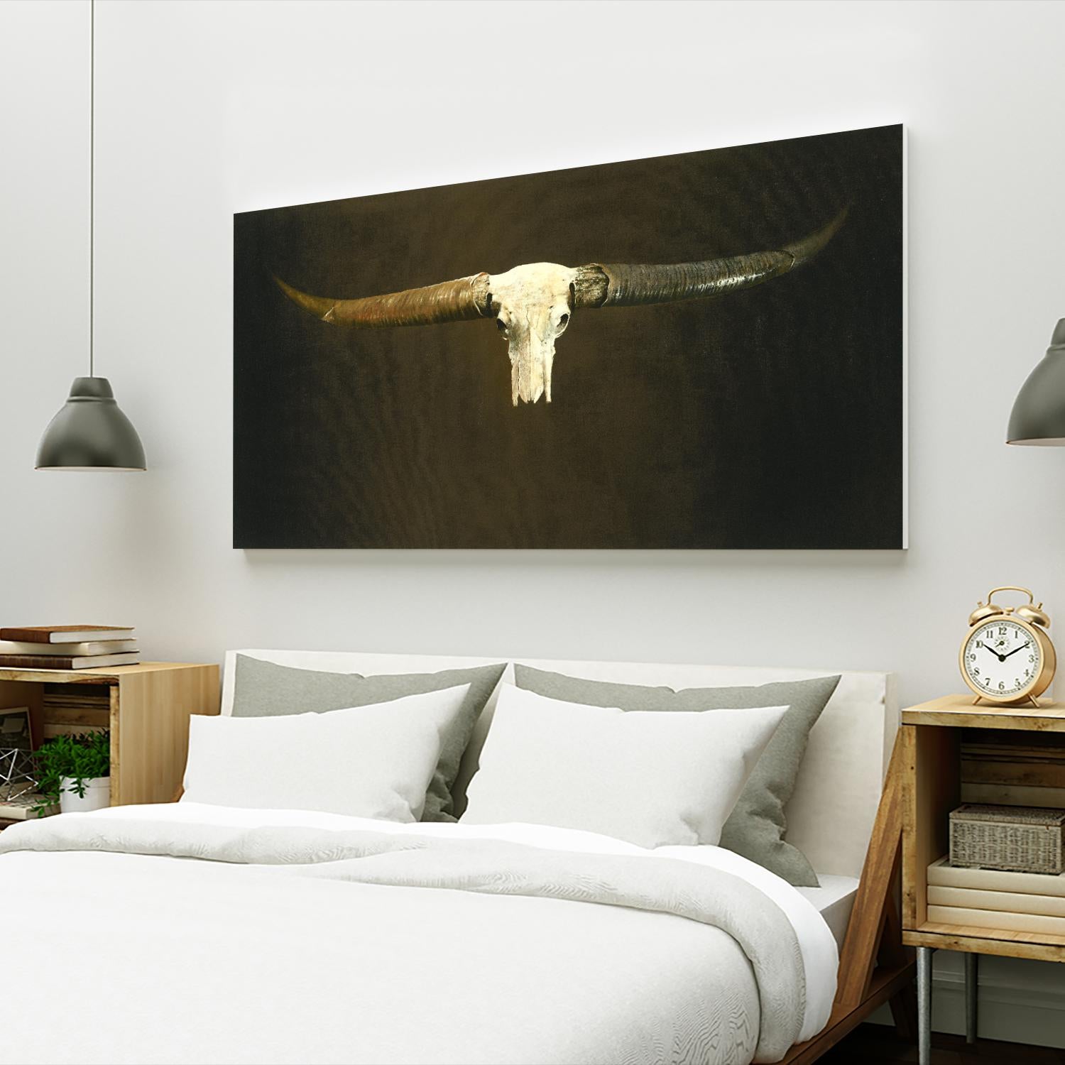 Skull by Gregory Garrett on GIANT ART - white country look