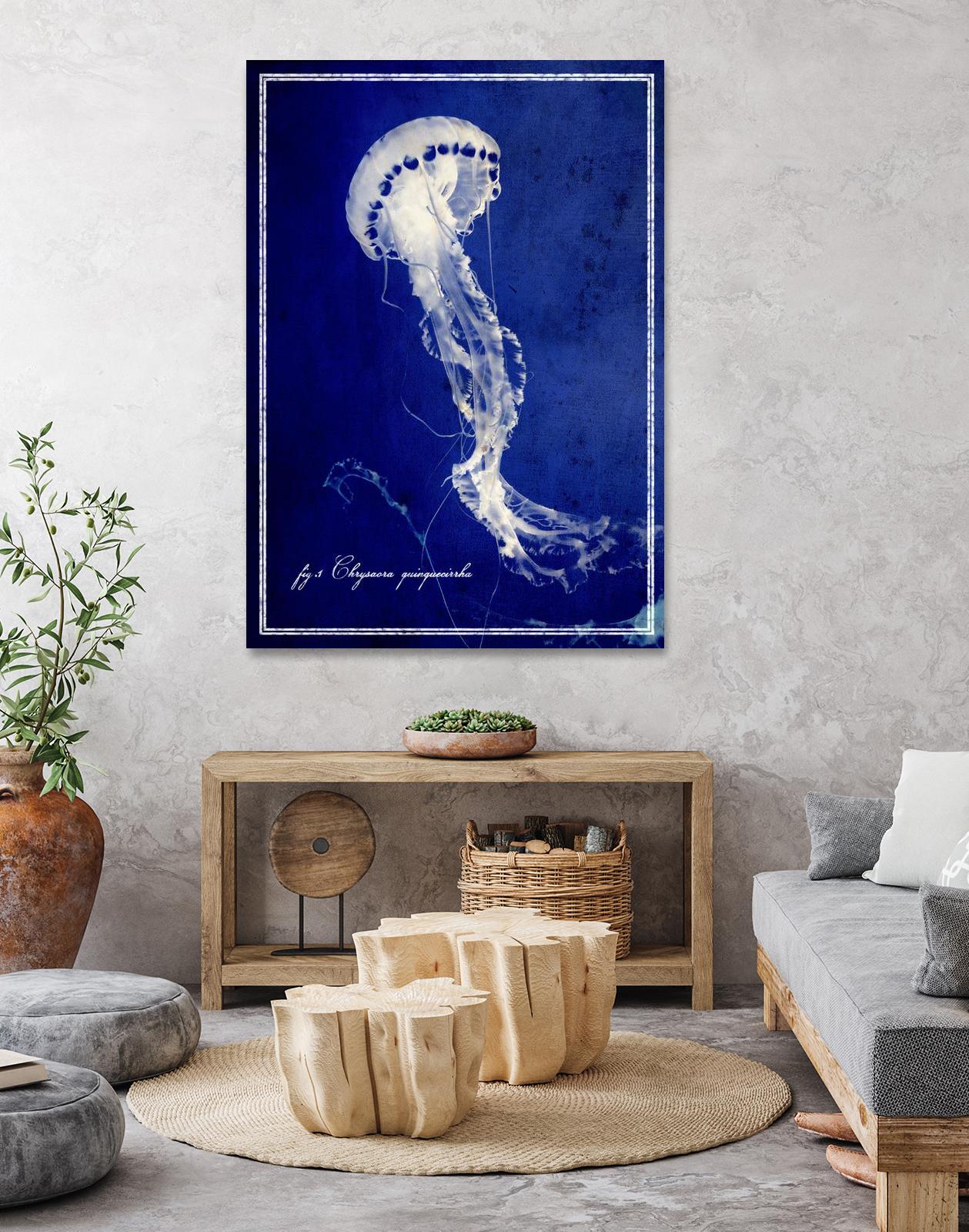 Marine Collection E by GI ArtLab on GIANT ART - blue nautical
