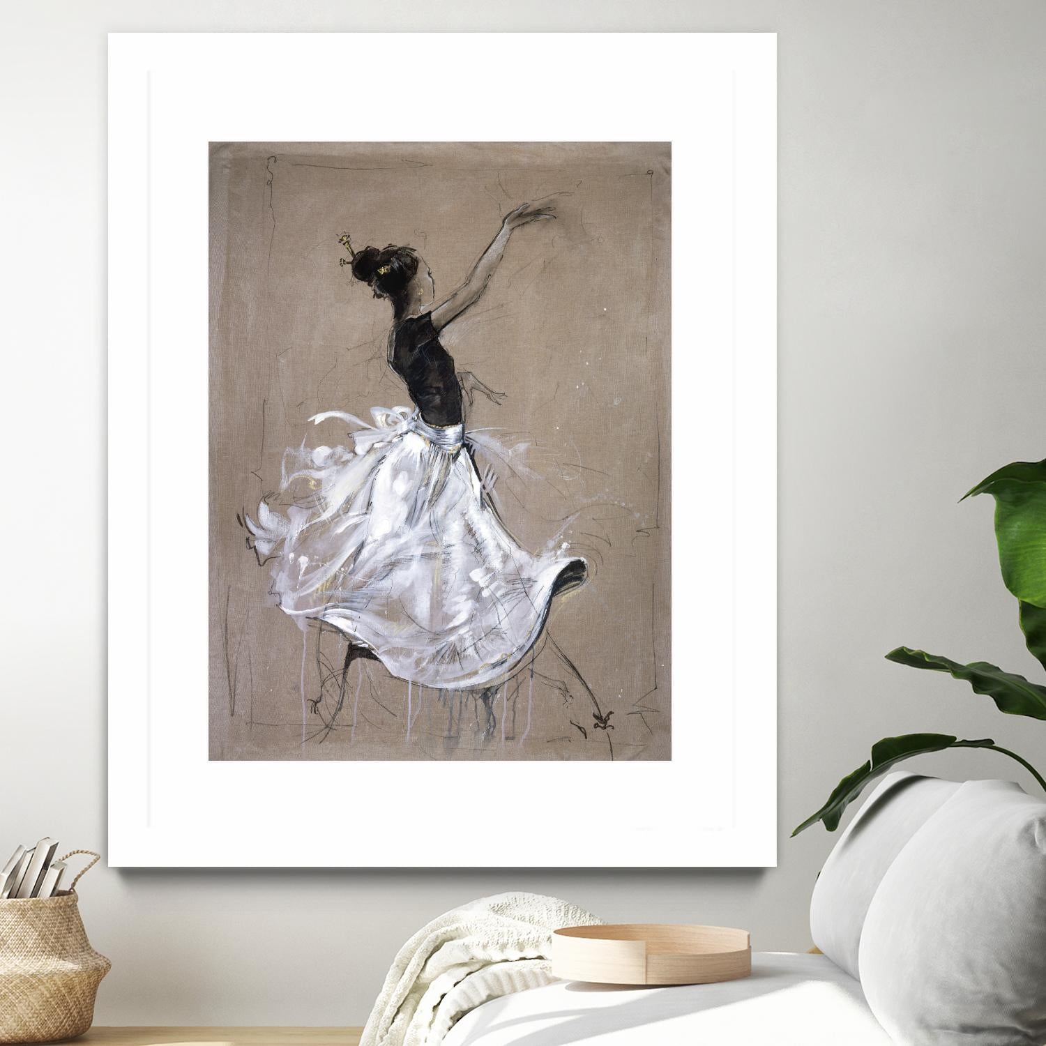 Living the Dream II by Marta Wiley on GIANT ART - white music - dance