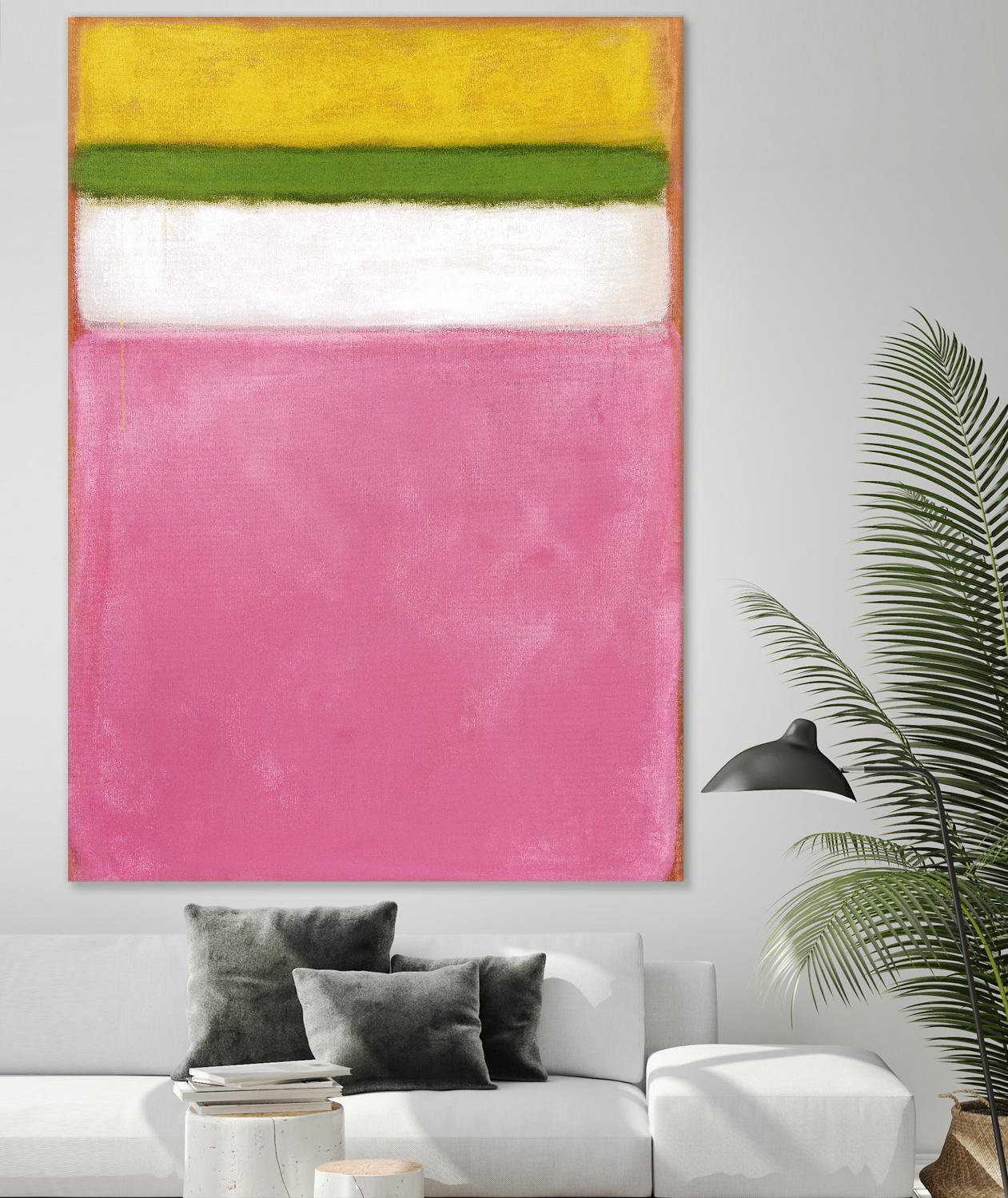 Strawberry Field by Mina Datos on GIANT ART - yellow abstract