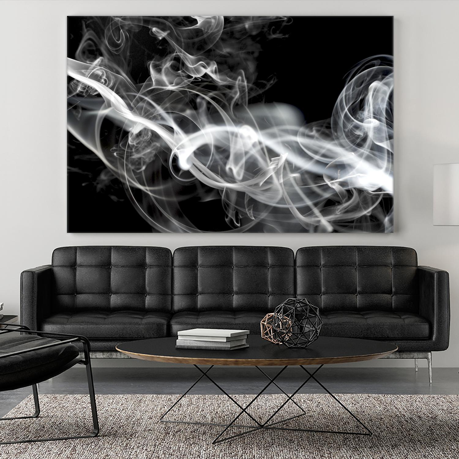 Smoke by GI ArtLab on GIANT ART - white abstract