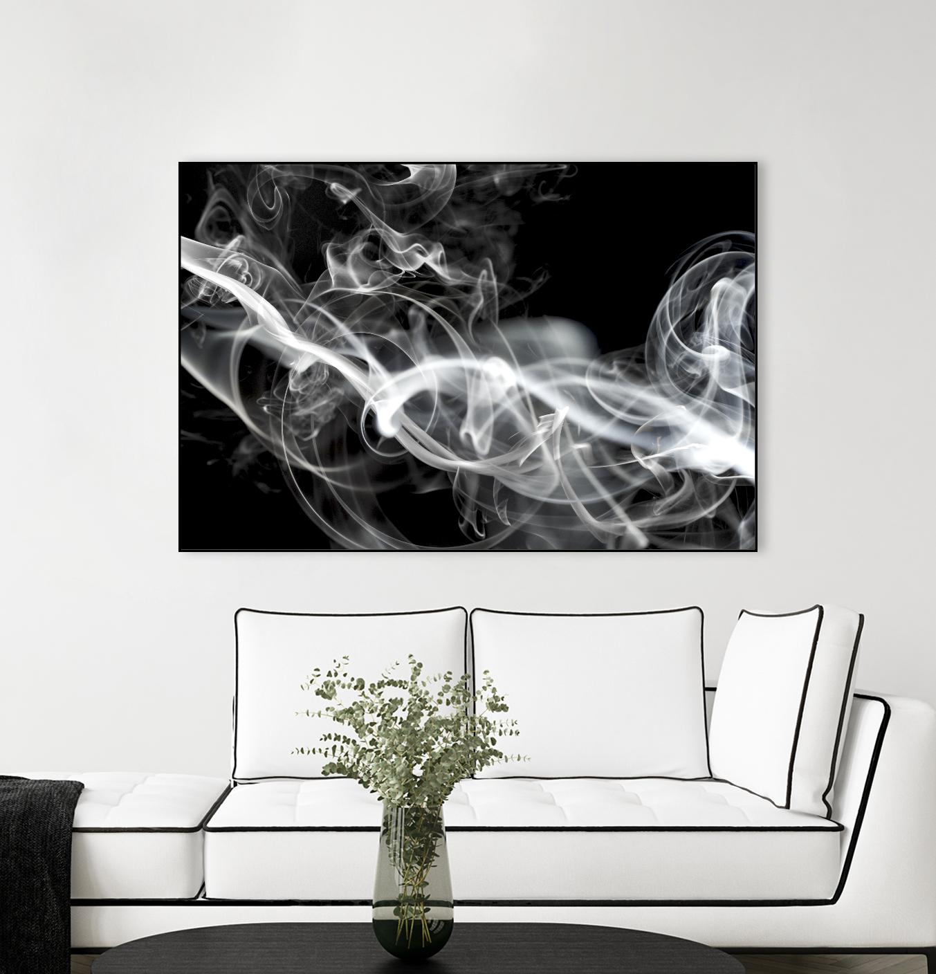 Smoke by GI ArtLab on GIANT ART - white abstract