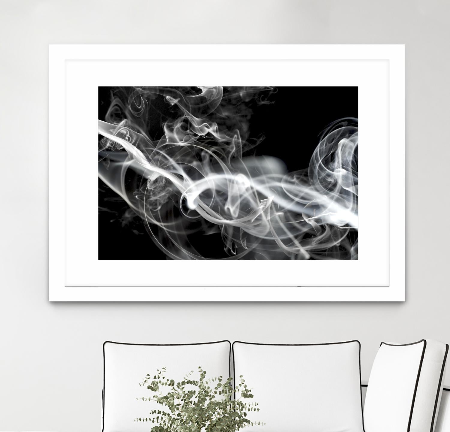 Smoke by GI ArtLab on GIANT ART - white abstract