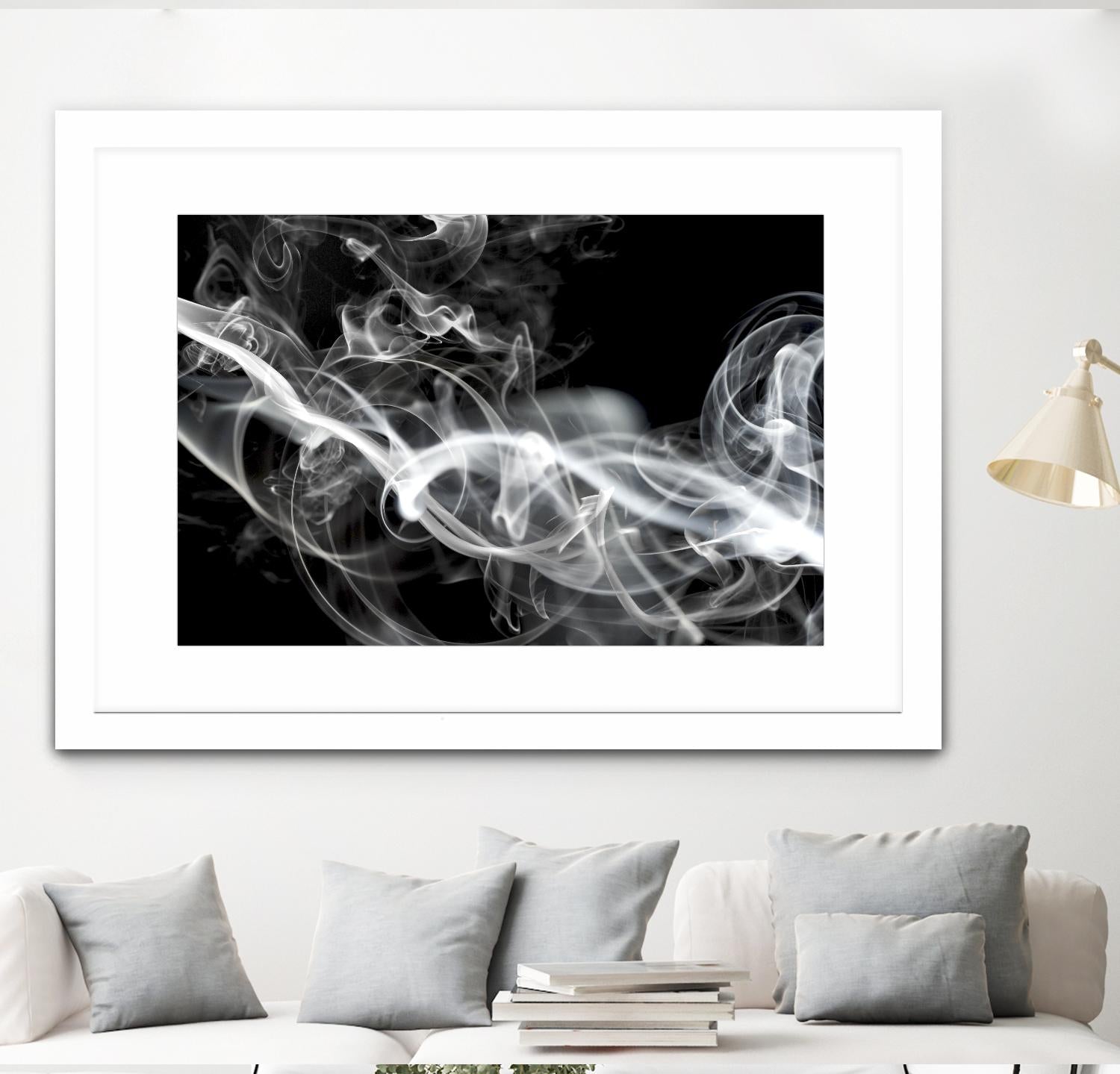 Smoke by GI ArtLab on GIANT ART - white abstract