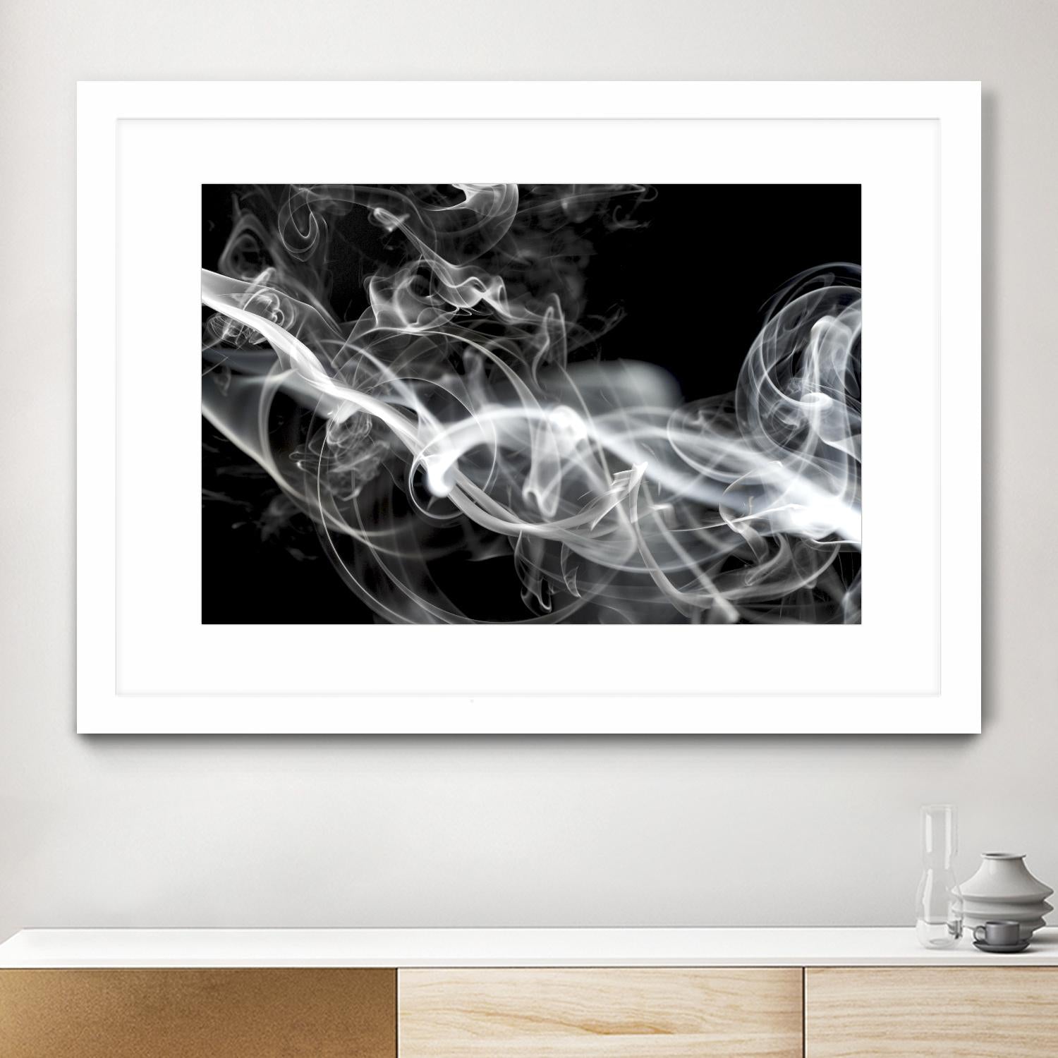 Smoke by GI ArtLab on GIANT ART - white abstract