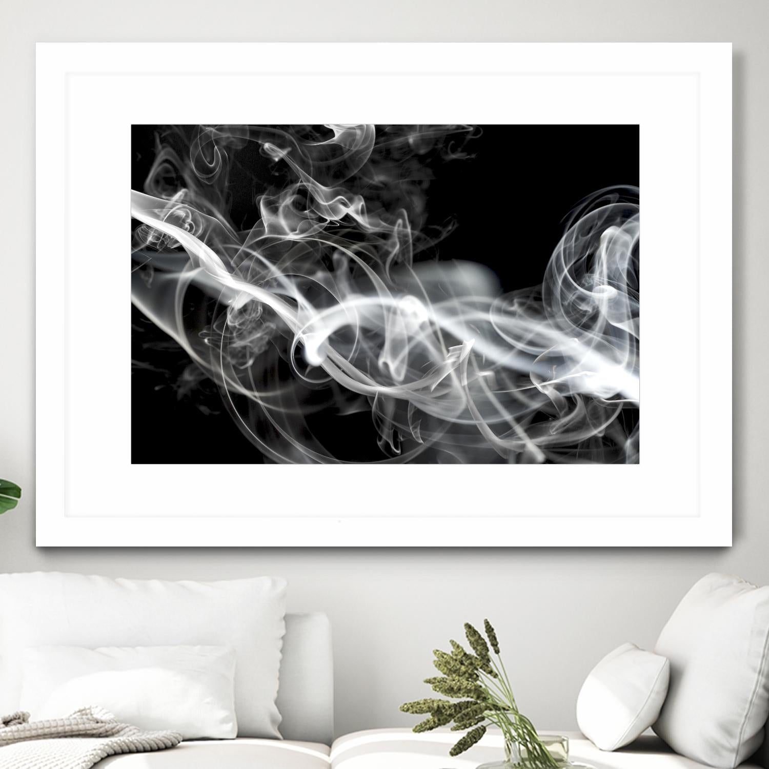 Smoke by GI ArtLab on GIANT ART - white abstract