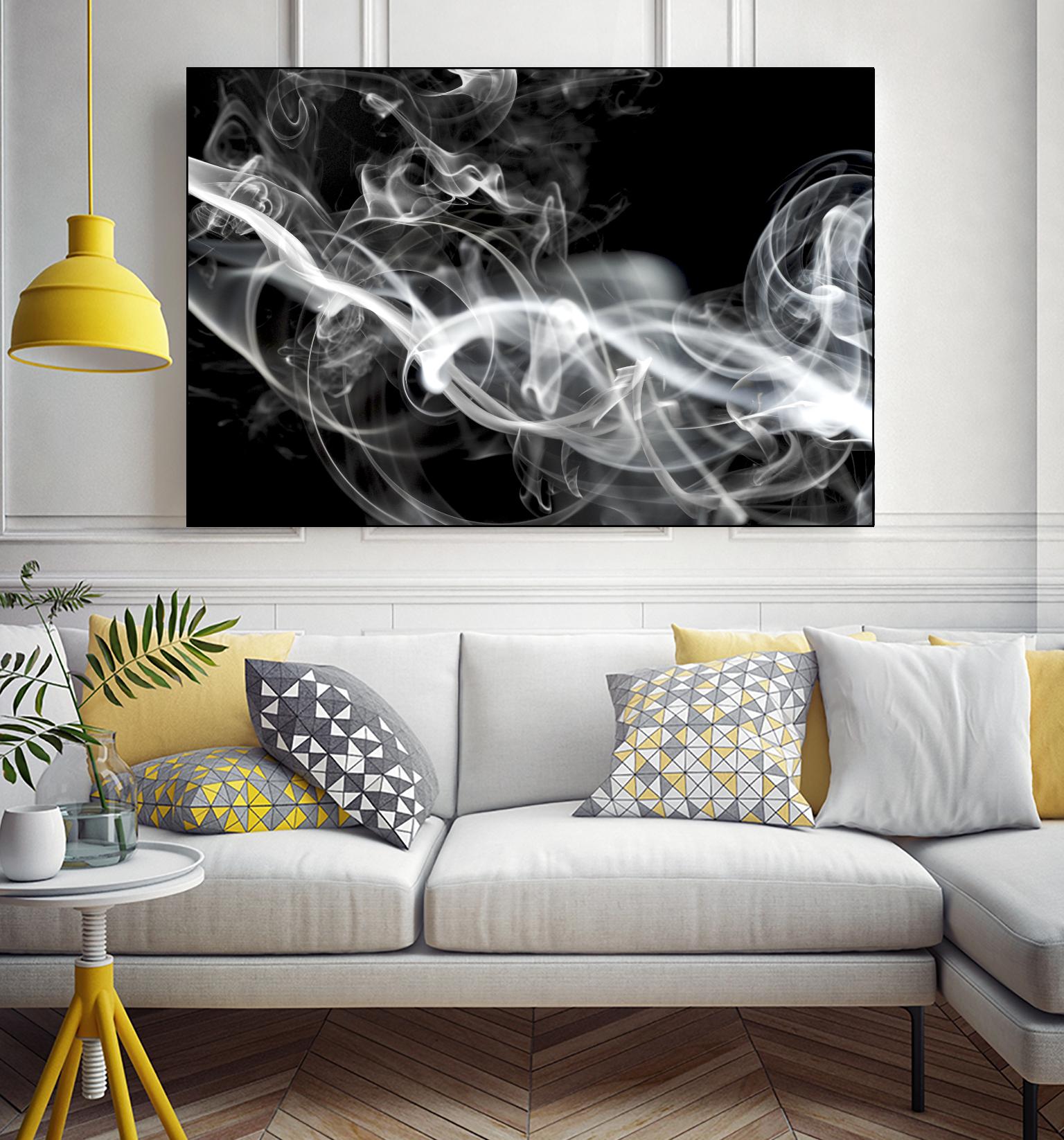 Smoke by GI ArtLab on GIANT ART - white abstract
