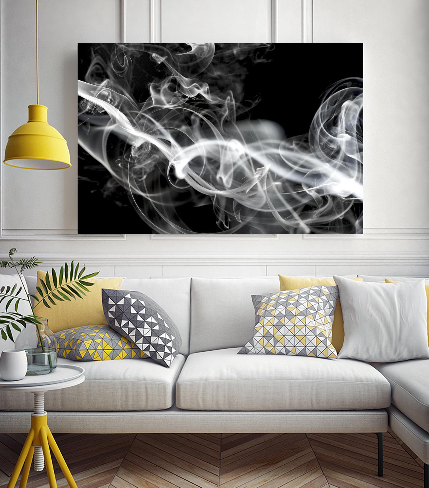 Smoke by GI ArtLab on GIANT ART - white abstract