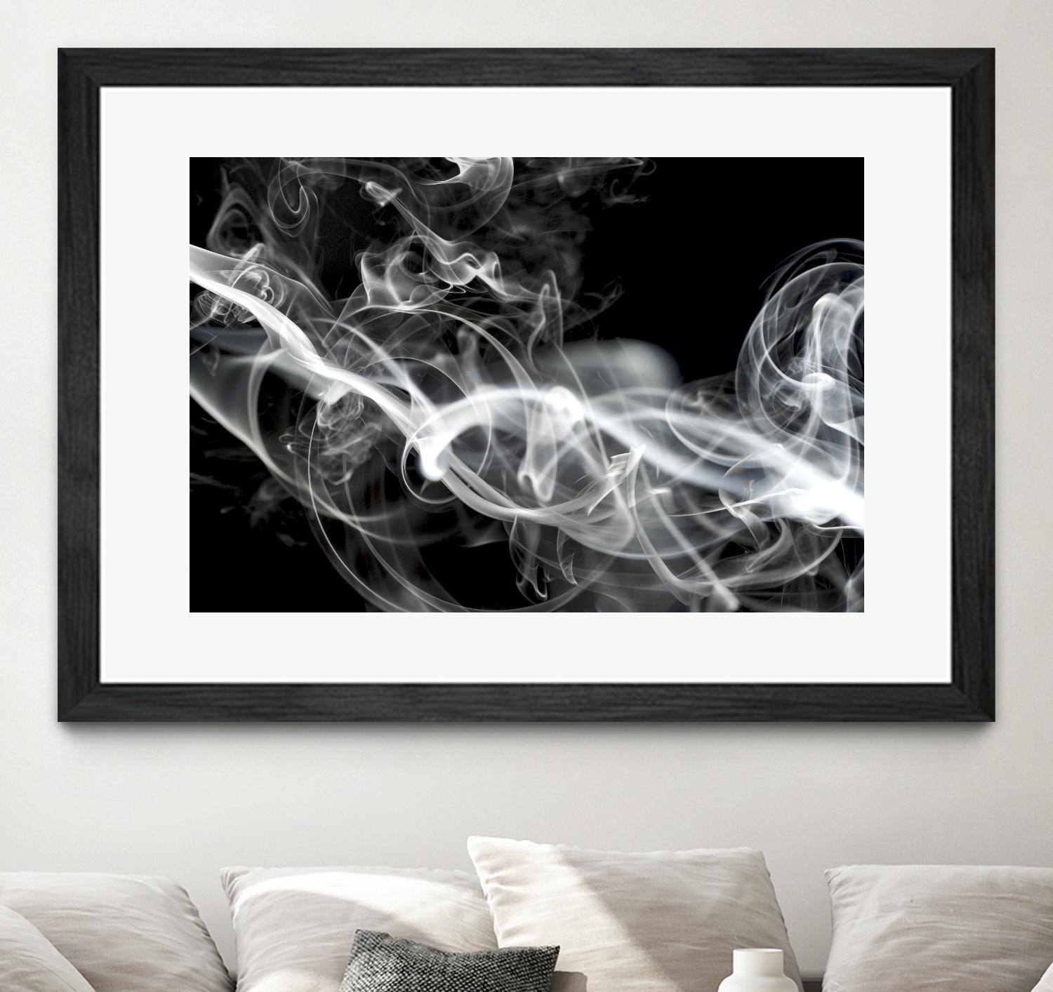 Smoke by GI ArtLab on GIANT ART - white abstract