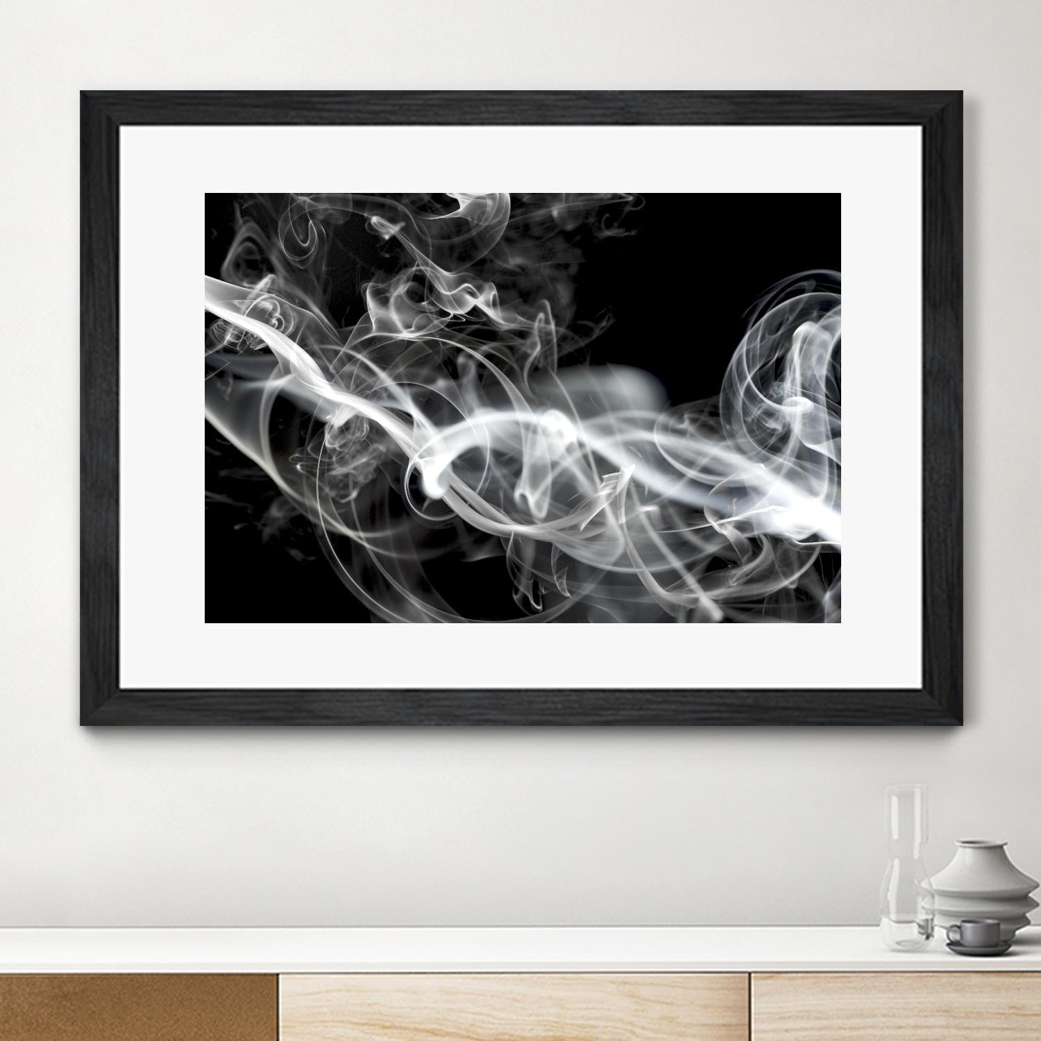 Smoke by GI ArtLab on GIANT ART - white abstract