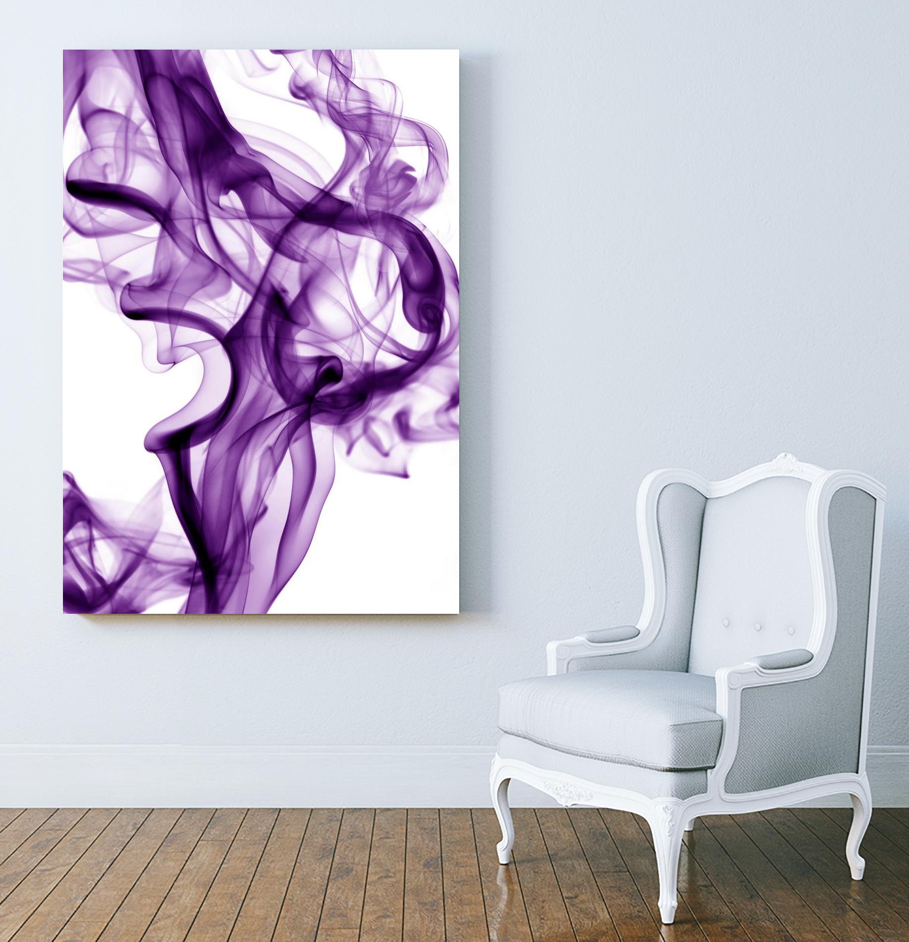 Purple Smoke by GI ArtLab on GIANT ART - white abstract