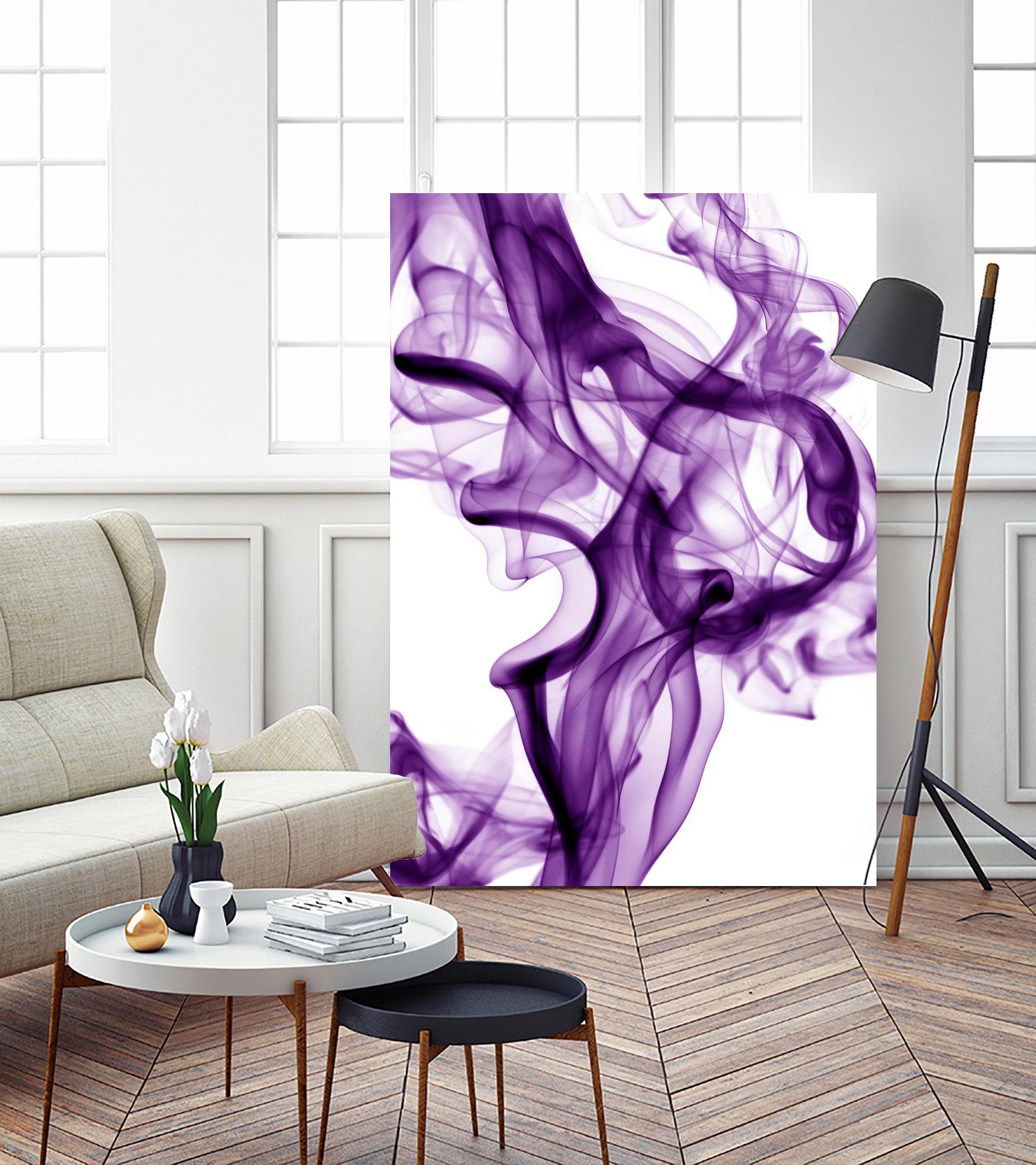 Purple Smoke by GI ArtLab on GIANT ART - white abstract