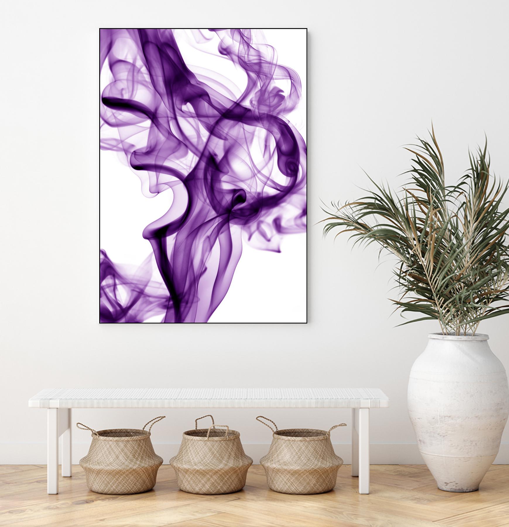 Purple Smoke by GI ArtLab on GIANT ART - white abstract