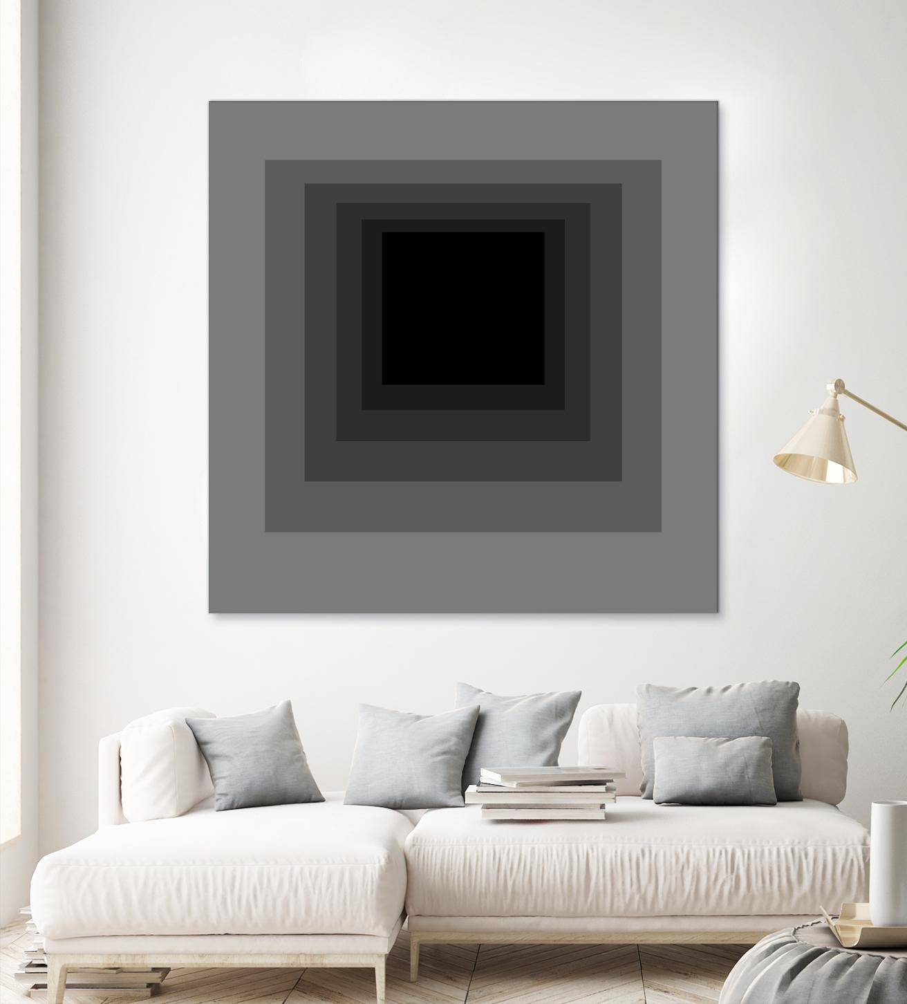 After Josef A by GI ArtLab on GIANT ART - grey abstract