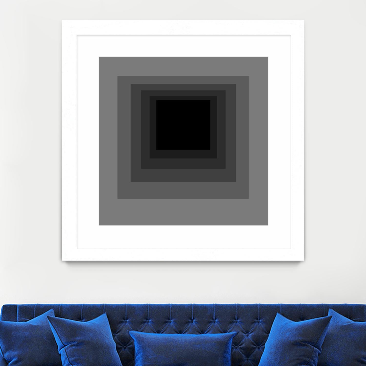 After Josef A by GI ArtLab on GIANT ART - grey abstract