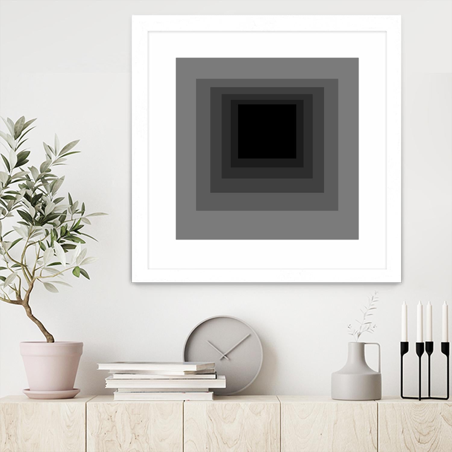 After Josef A by GI ArtLab on GIANT ART - grey abstract