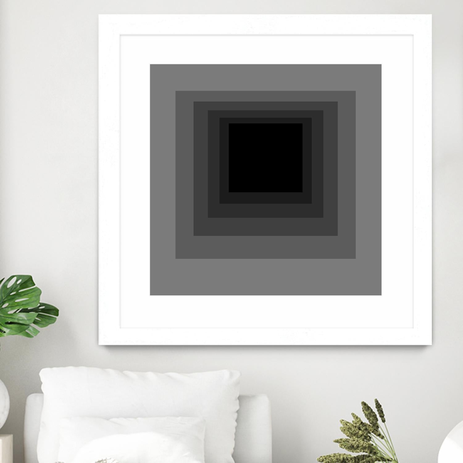 After Josef A by GI ArtLab on GIANT ART - grey abstract