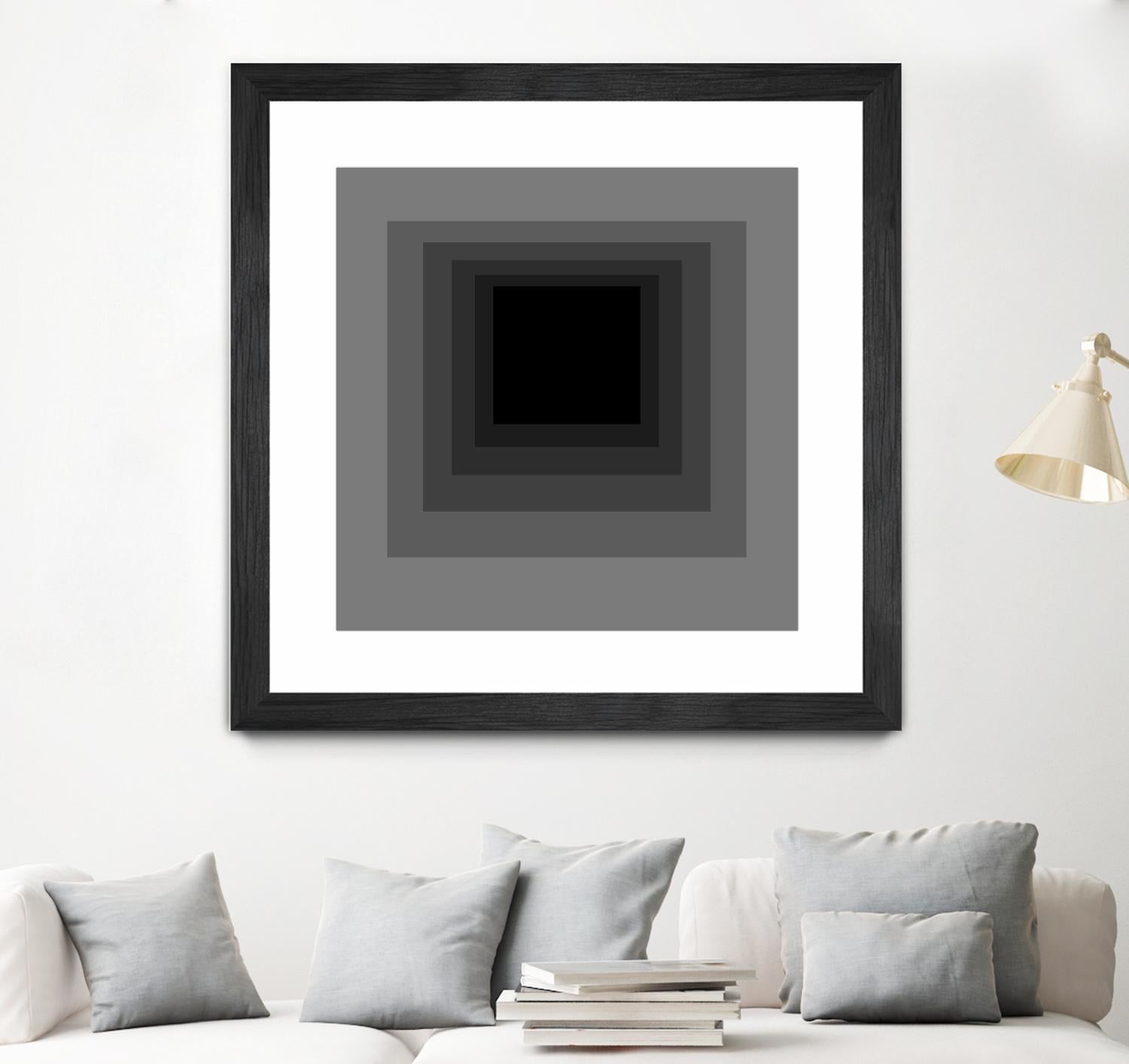 After Josef A by GI ArtLab on GIANT ART - grey abstract