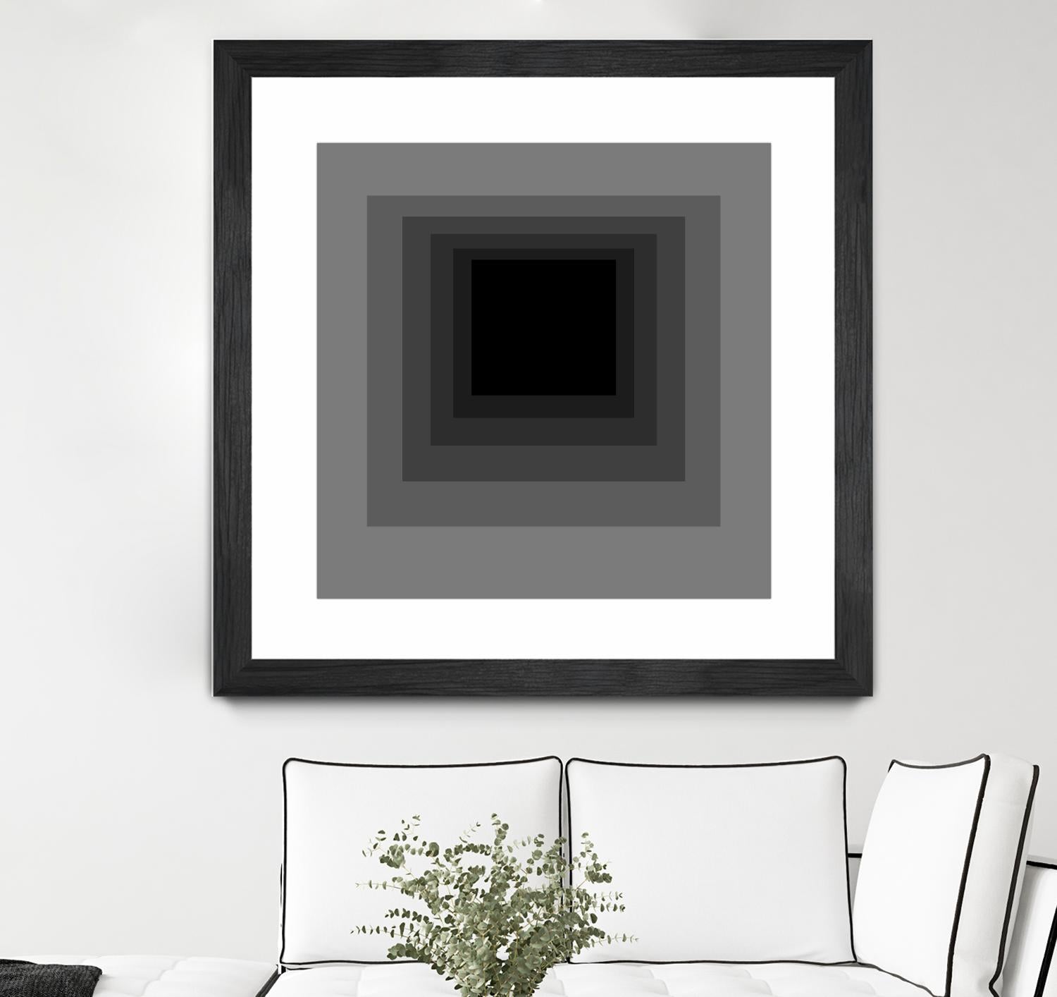 After Josef A by GI ArtLab on GIANT ART - grey abstract