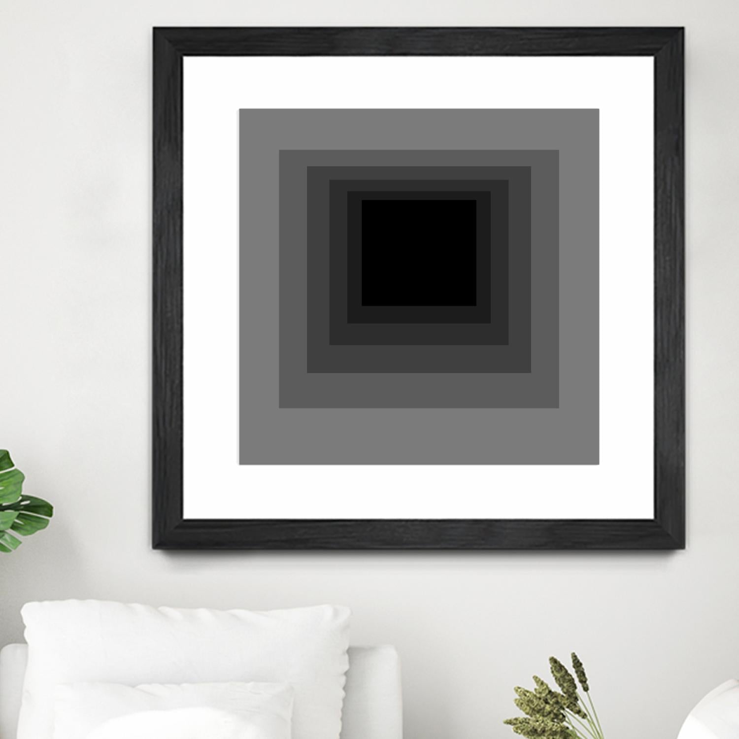 After Josef A by GI ArtLab on GIANT ART - grey abstract