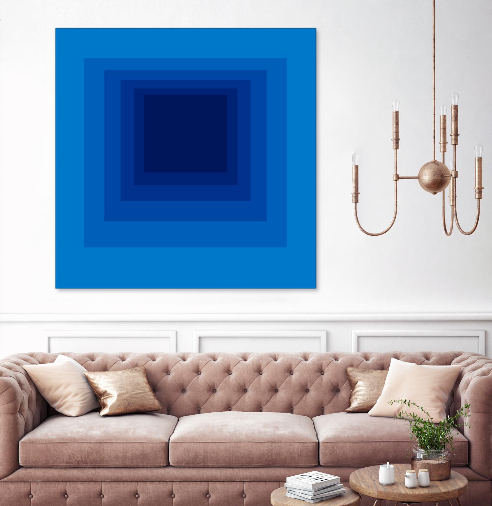After Josef B by GI ArtLab on GIANT ART - blue abstract