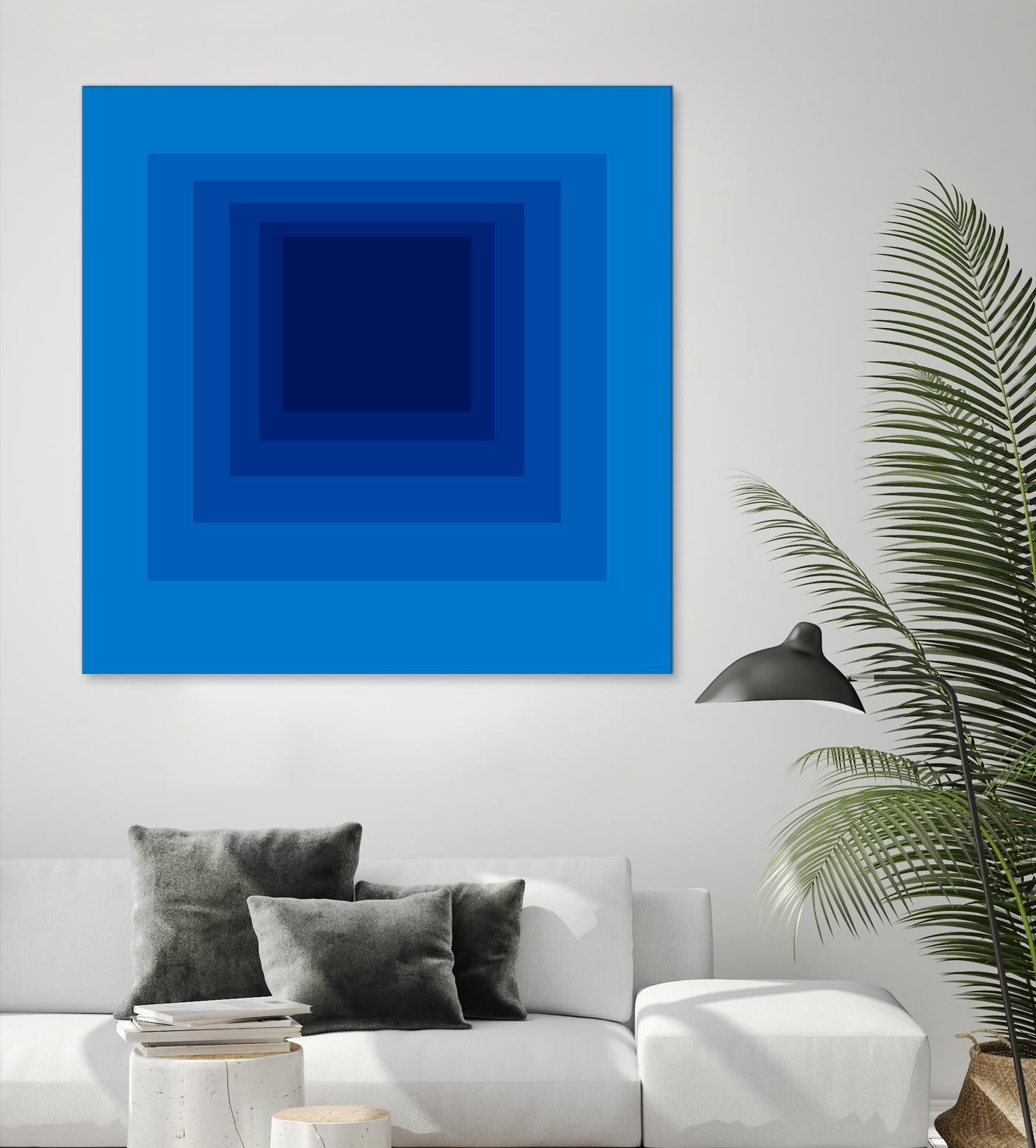 After Josef B by GI ArtLab on GIANT ART - blue abstract
