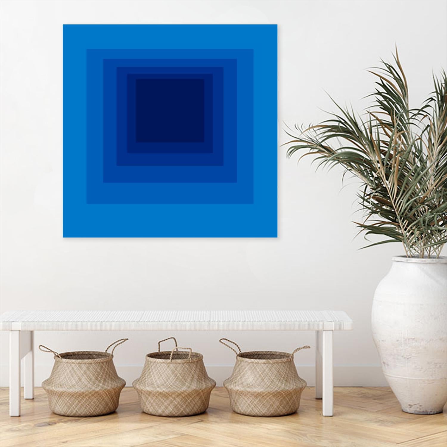 After Josef B by GI ArtLab on GIANT ART - blue abstract