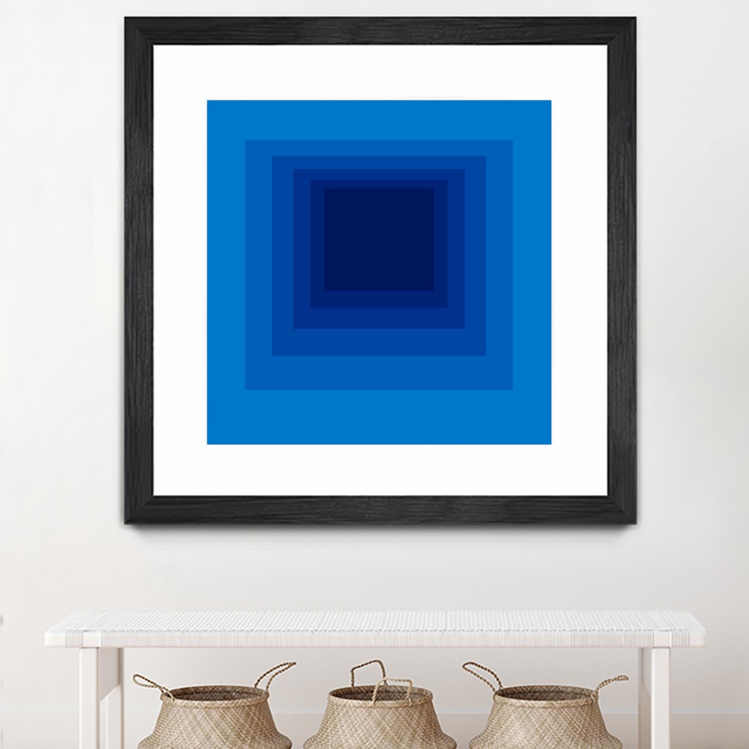 After Josef B by GI ArtLab on GIANT ART - blue abstract