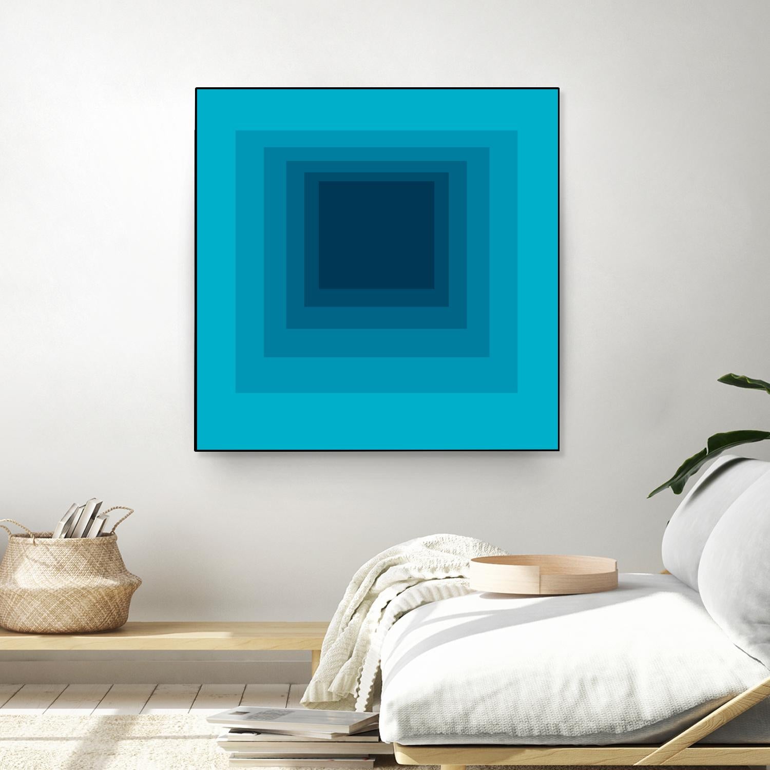 After Josef D by GI ArtLab on GIANT ART - blue abstract