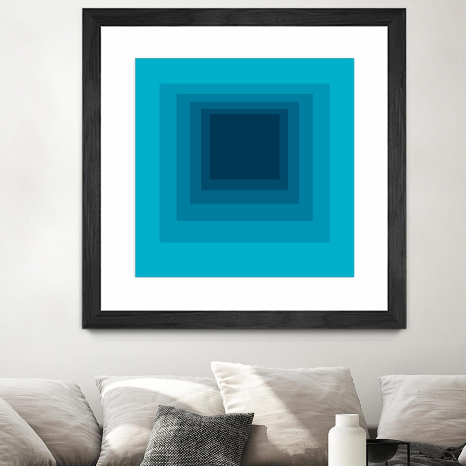 After Josef D by GI ArtLab on GIANT ART - blue abstract