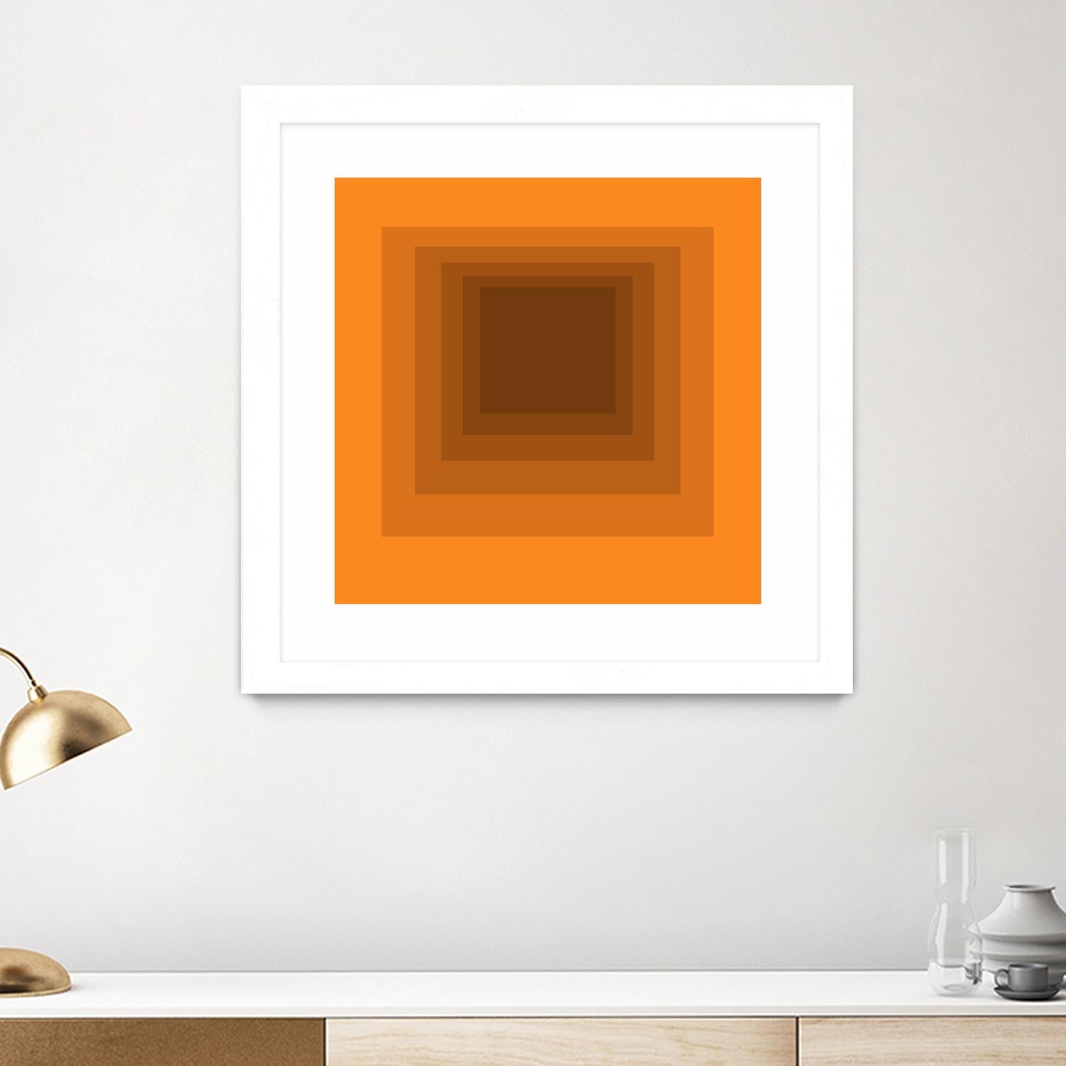 After Josef F by GI ArtLab on GIANT ART - brown abstract