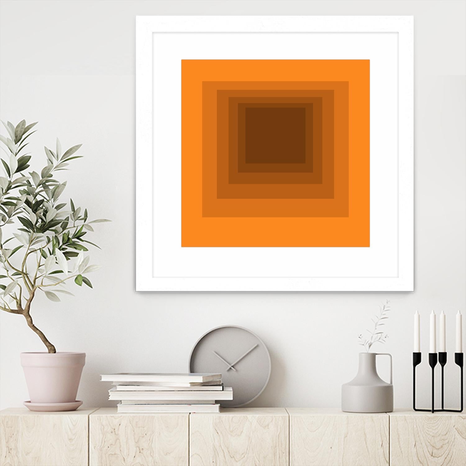 After Josef F by GI ArtLab on GIANT ART - brown abstract