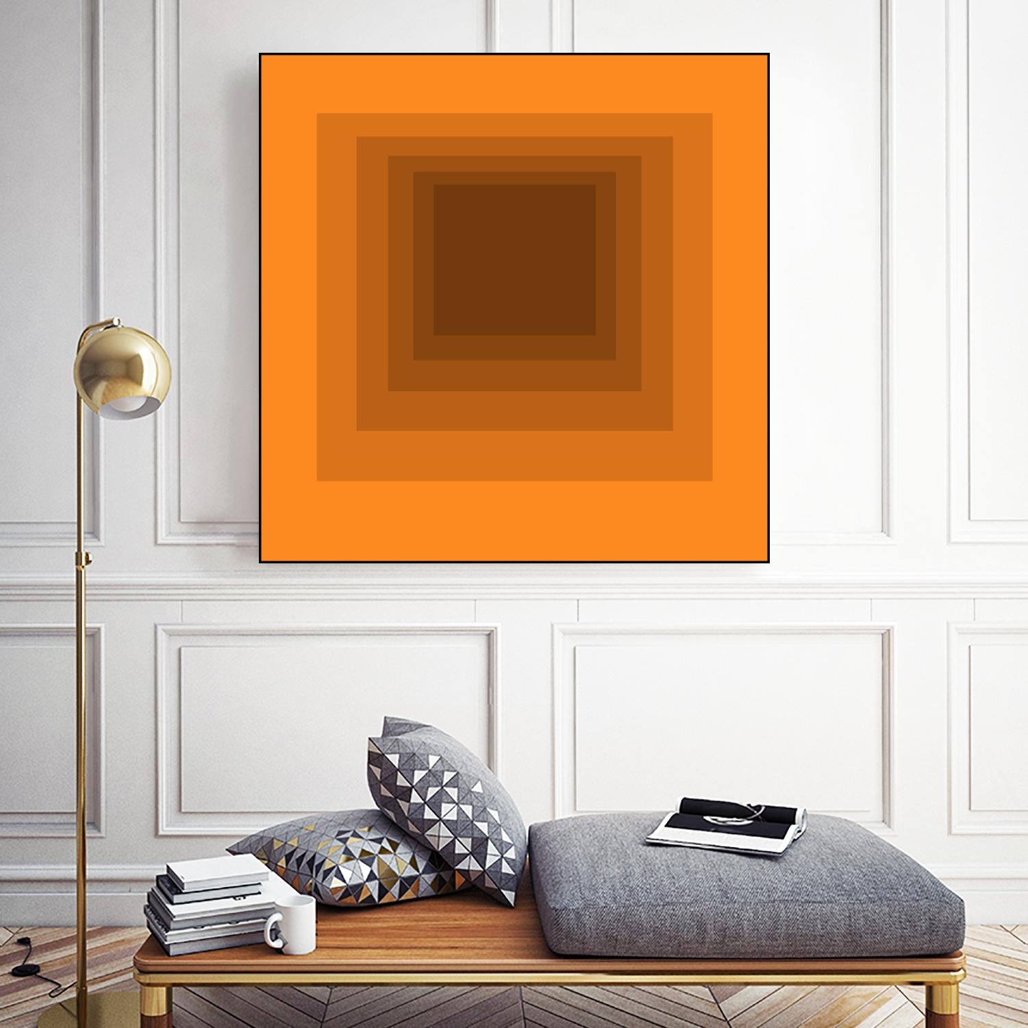 After Josef F by GI ArtLab on GIANT ART - brown abstract