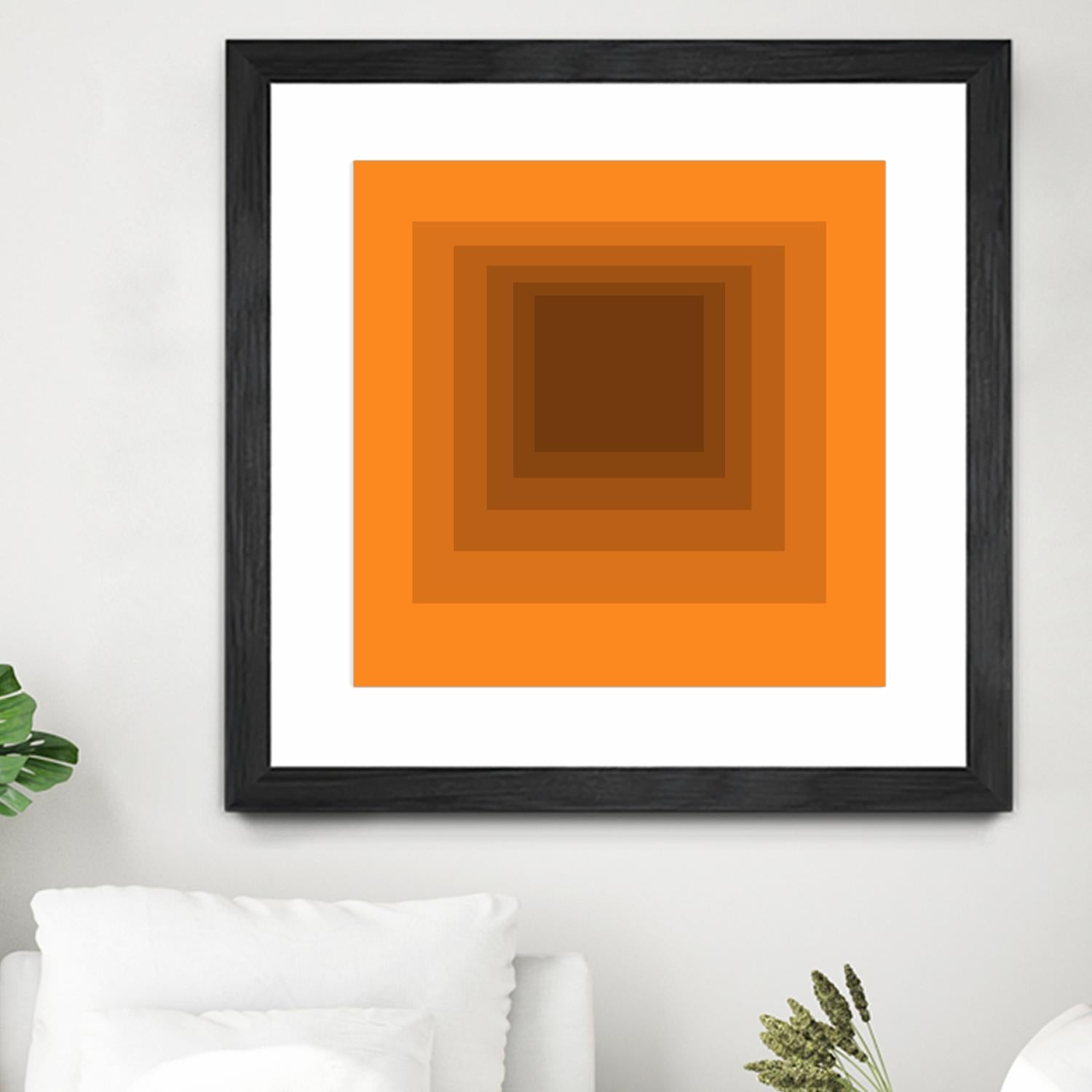 After Josef F by GI ArtLab on GIANT ART - brown abstract