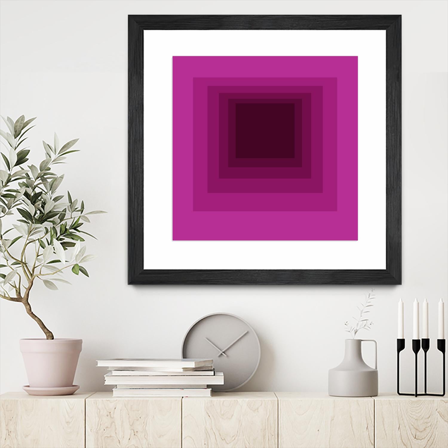After Josef G by GI ArtLab on GIANT ART - pink abstract